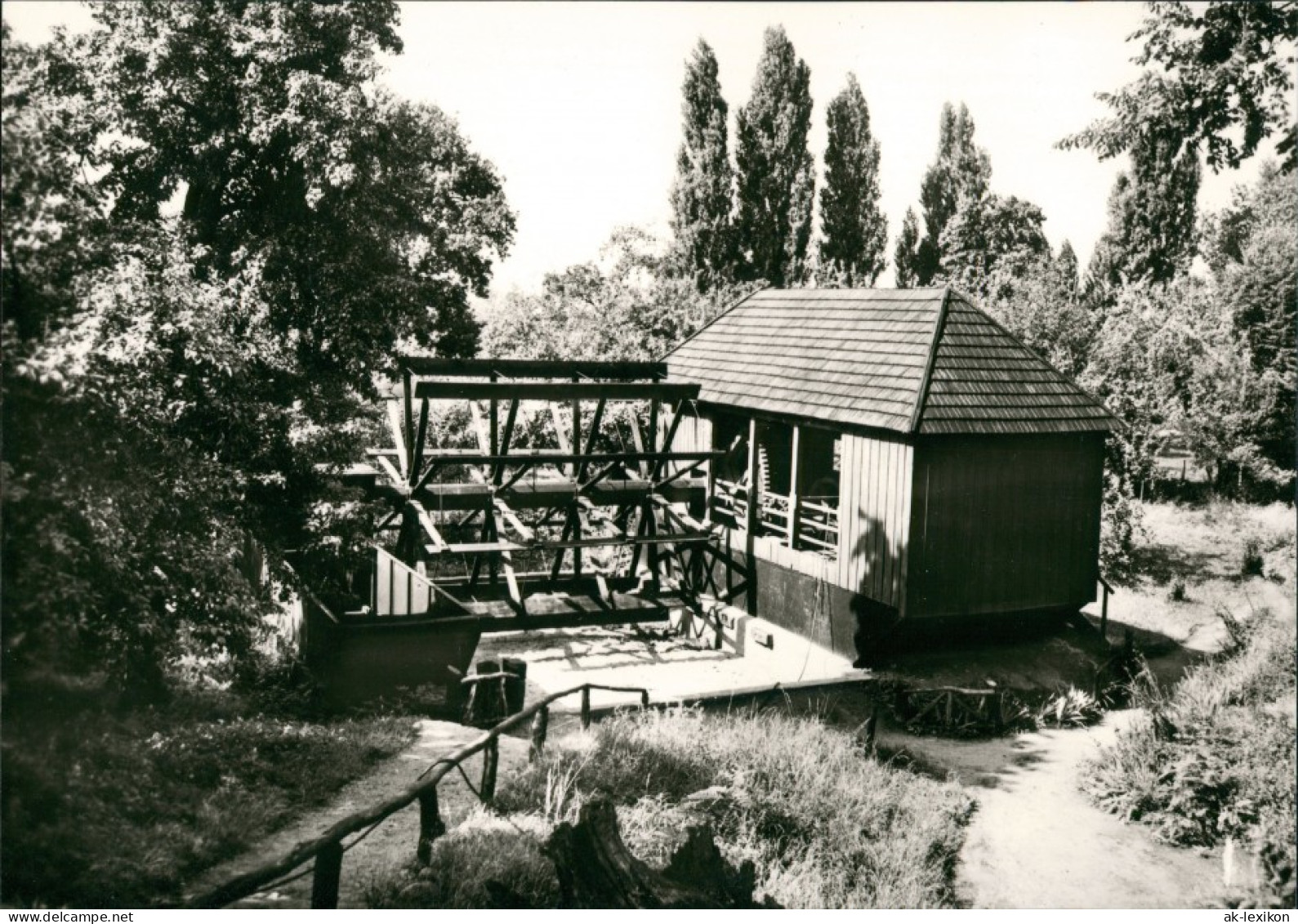 Ansichtskarte Bad Düben Schiffmühle Im Burggarten 1976 - Bad Dueben