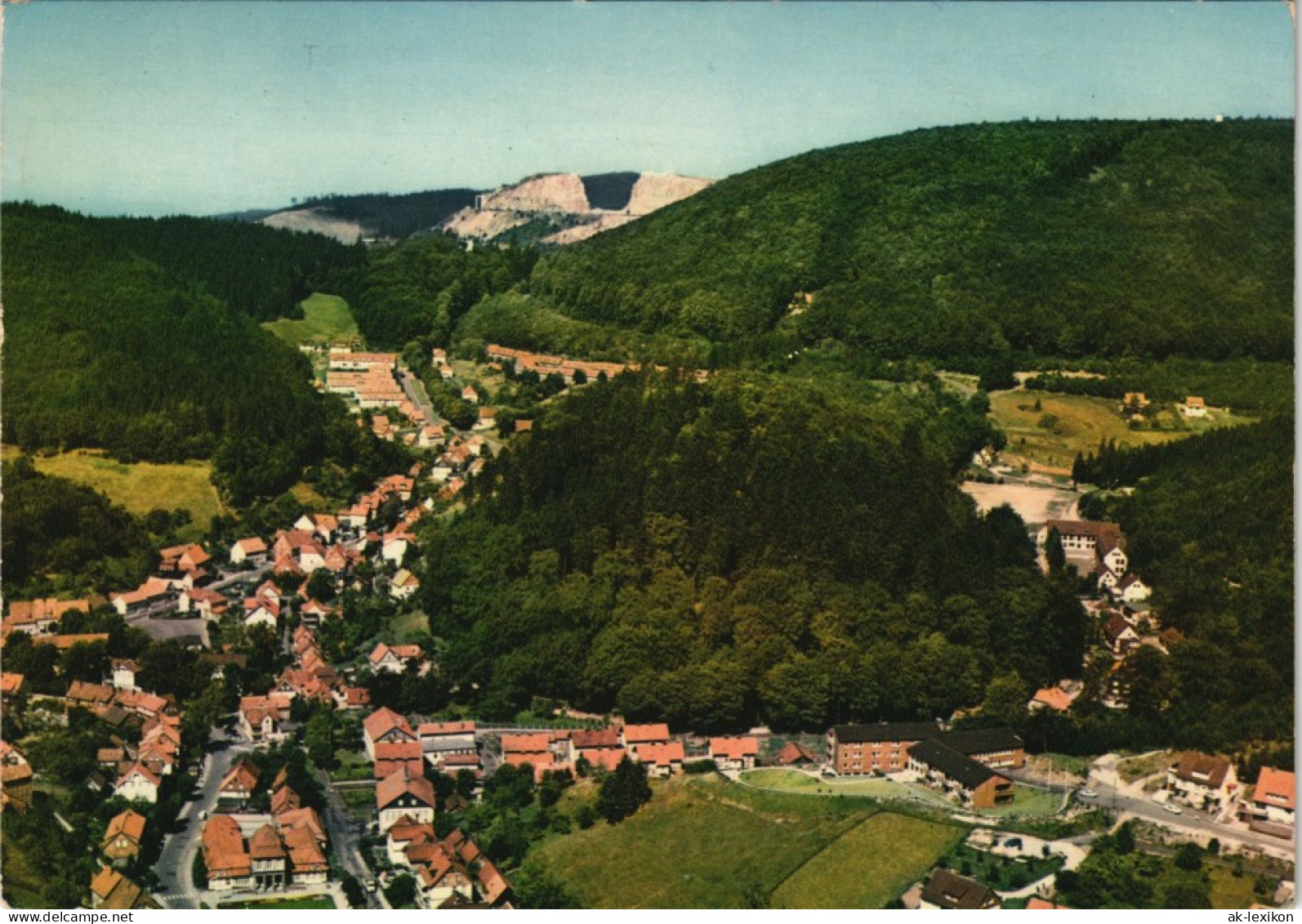 Ansichtskarte Bad Grund (Harz) Stadtpartie 1971 - Bad Grund