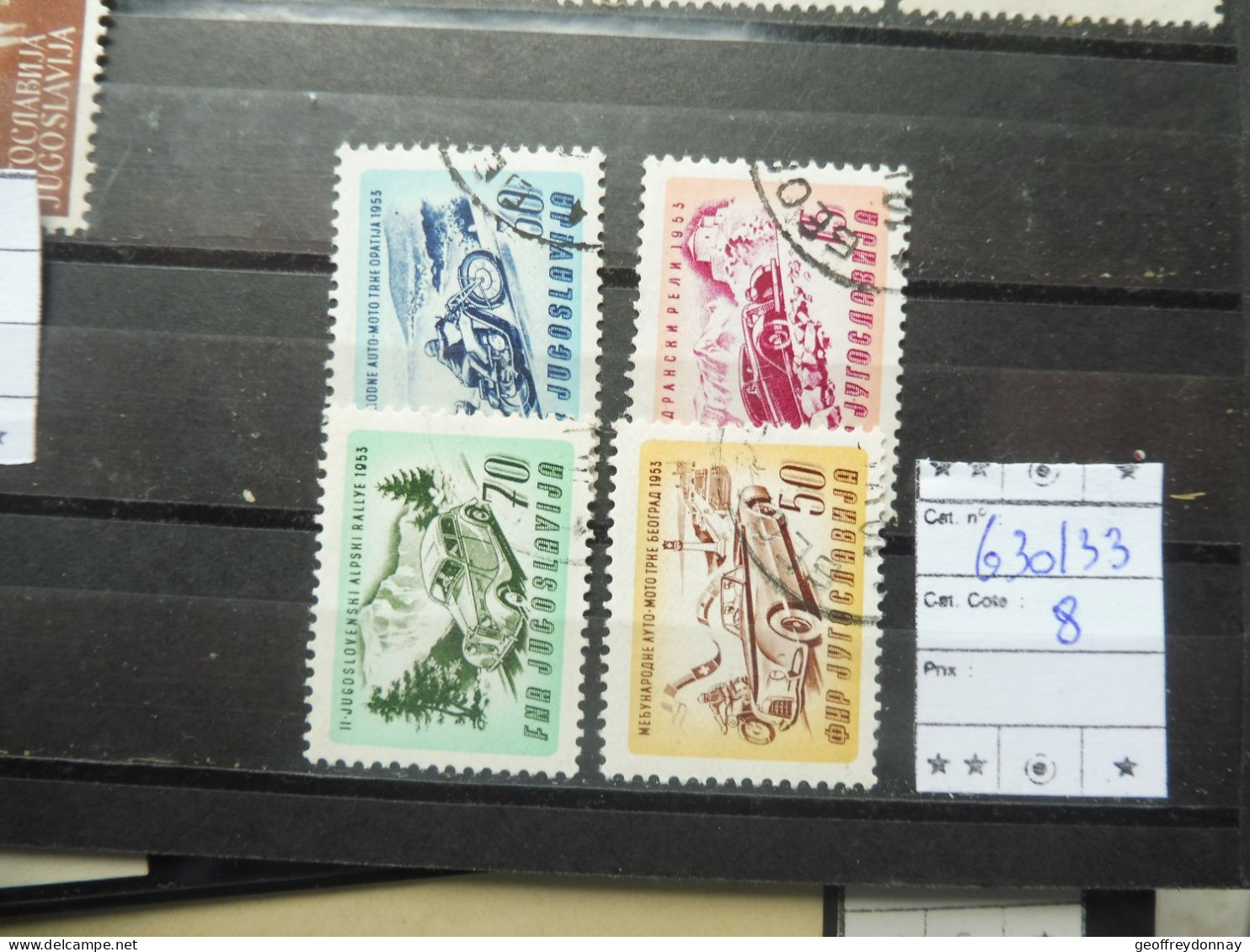 Yougoslavie Jugoslavija 630/633 Used Obllitéré Gestempelt  Parfait Perfect - Used Stamps