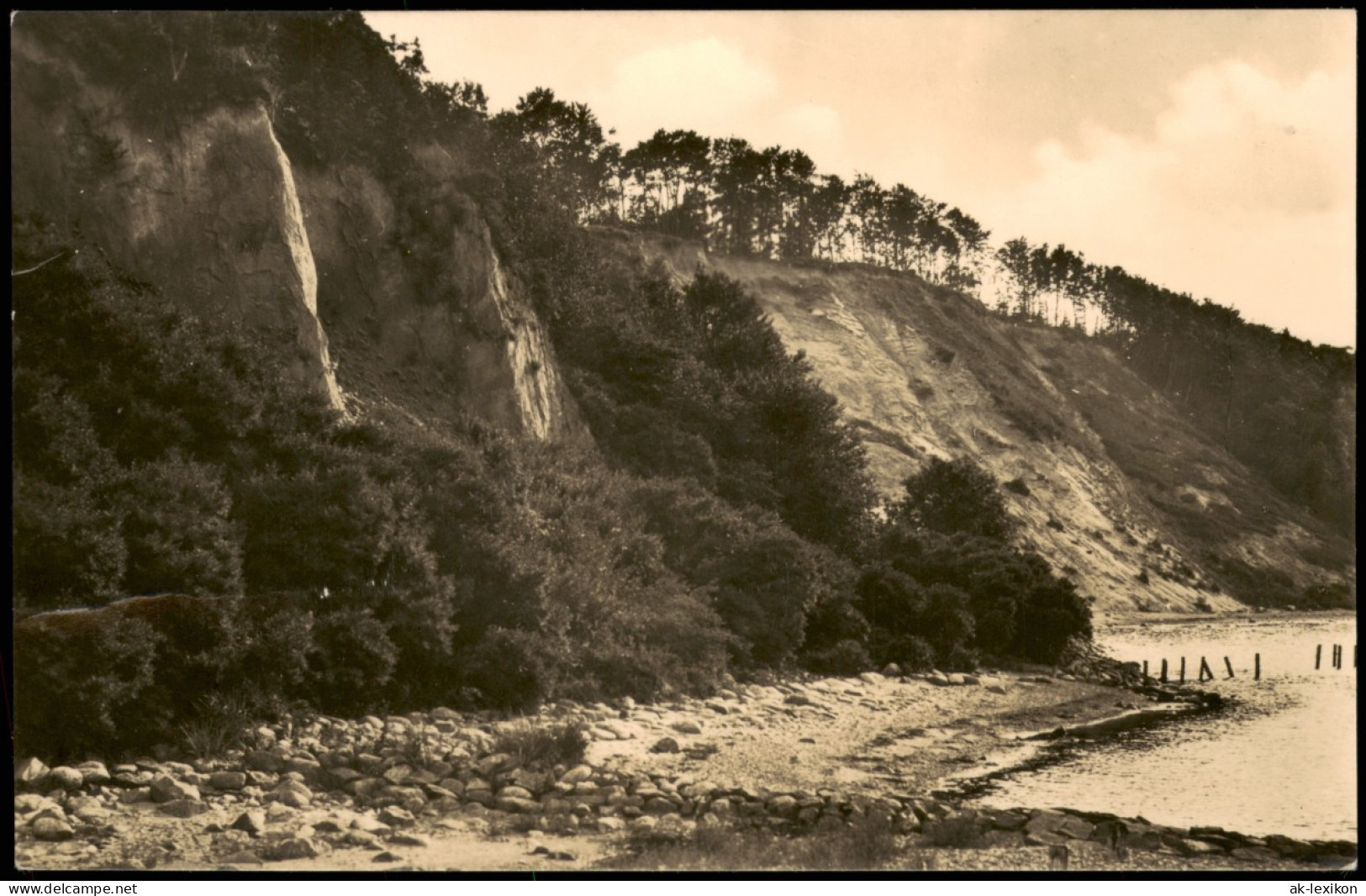 Göhren (Rügen) Partie Am Hövt, Küste Rügen Strand, DDR AK 1961 - Göhren