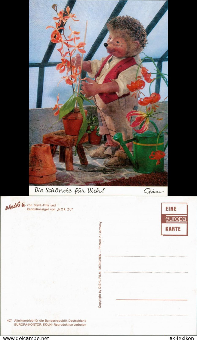 Mecki (Diehl-Film) "Die Schönste Für Dich" Gärtner Blumen Orchideen 1975 - Mecki