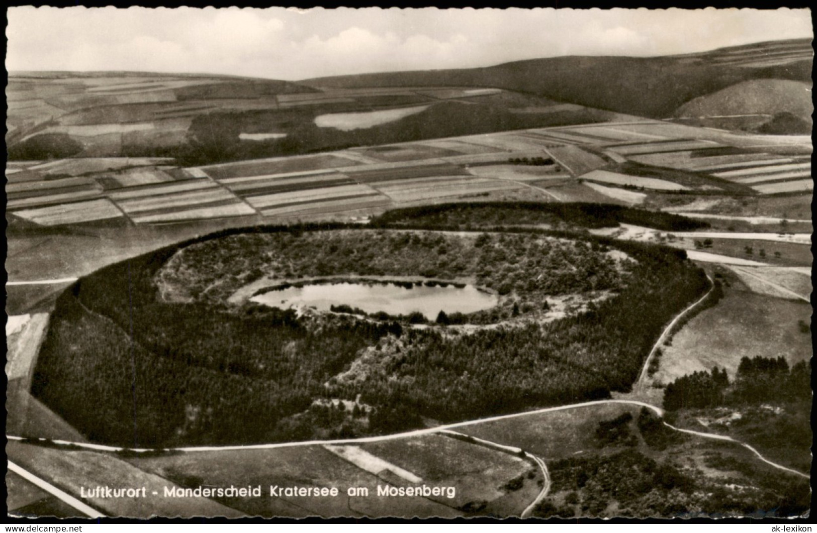 Ansichtskarte Manderscheid Manderscheid Kratersee Am Mosenberg 1960 - Manderscheid