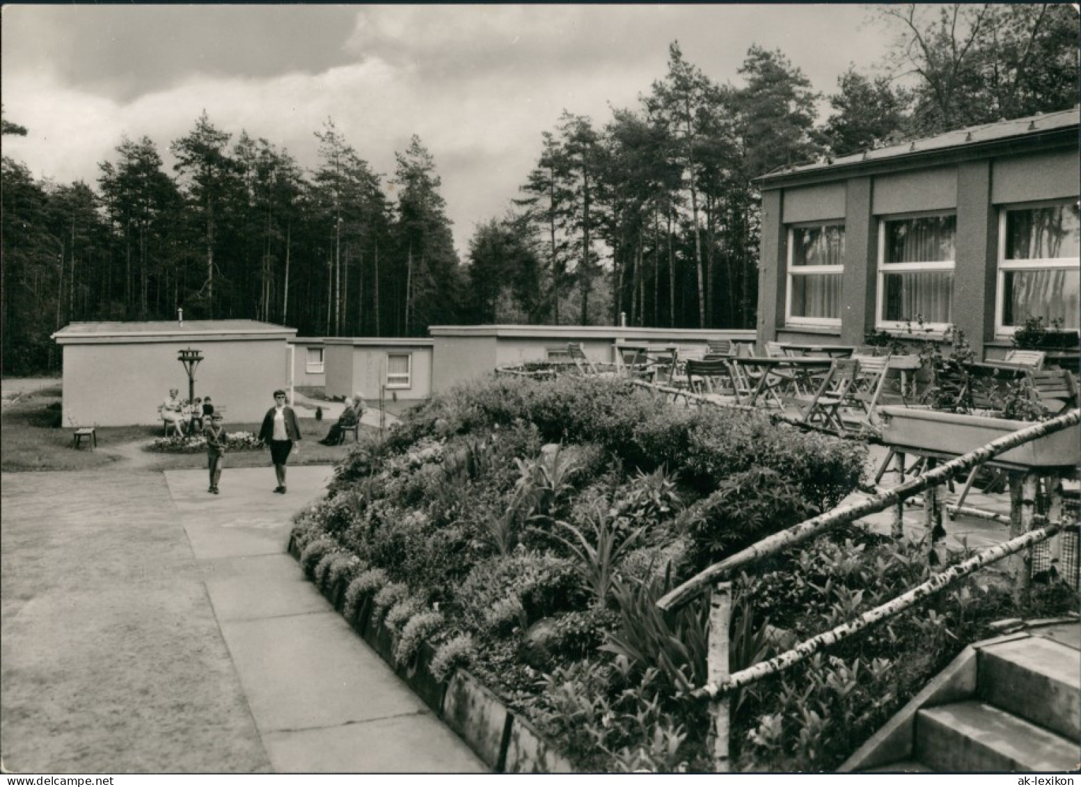 Schmannewitz-Dahlen FDGB-Erholungsheim Käthe-Kollwitz-Hütte Restaurant 1972 - Dahlen