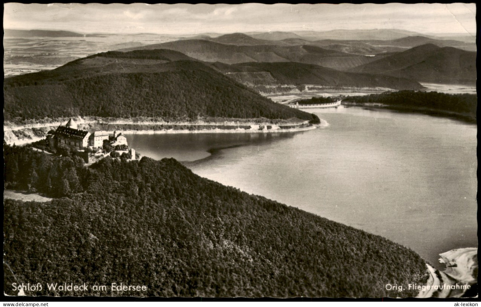 Waldeck (am Edersee) Mit Jugendherberge DJH Waldeck Edersee 1962 - Waldeck