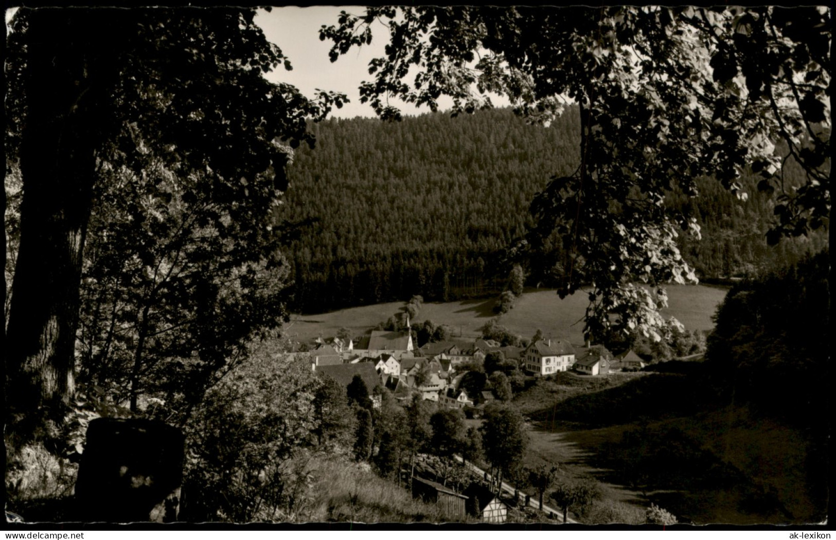 Ansichtskarte Bad Teinach-Zavelstein Stadt 1964  Gel. Mehrfachfrankatur - Bad Teinach