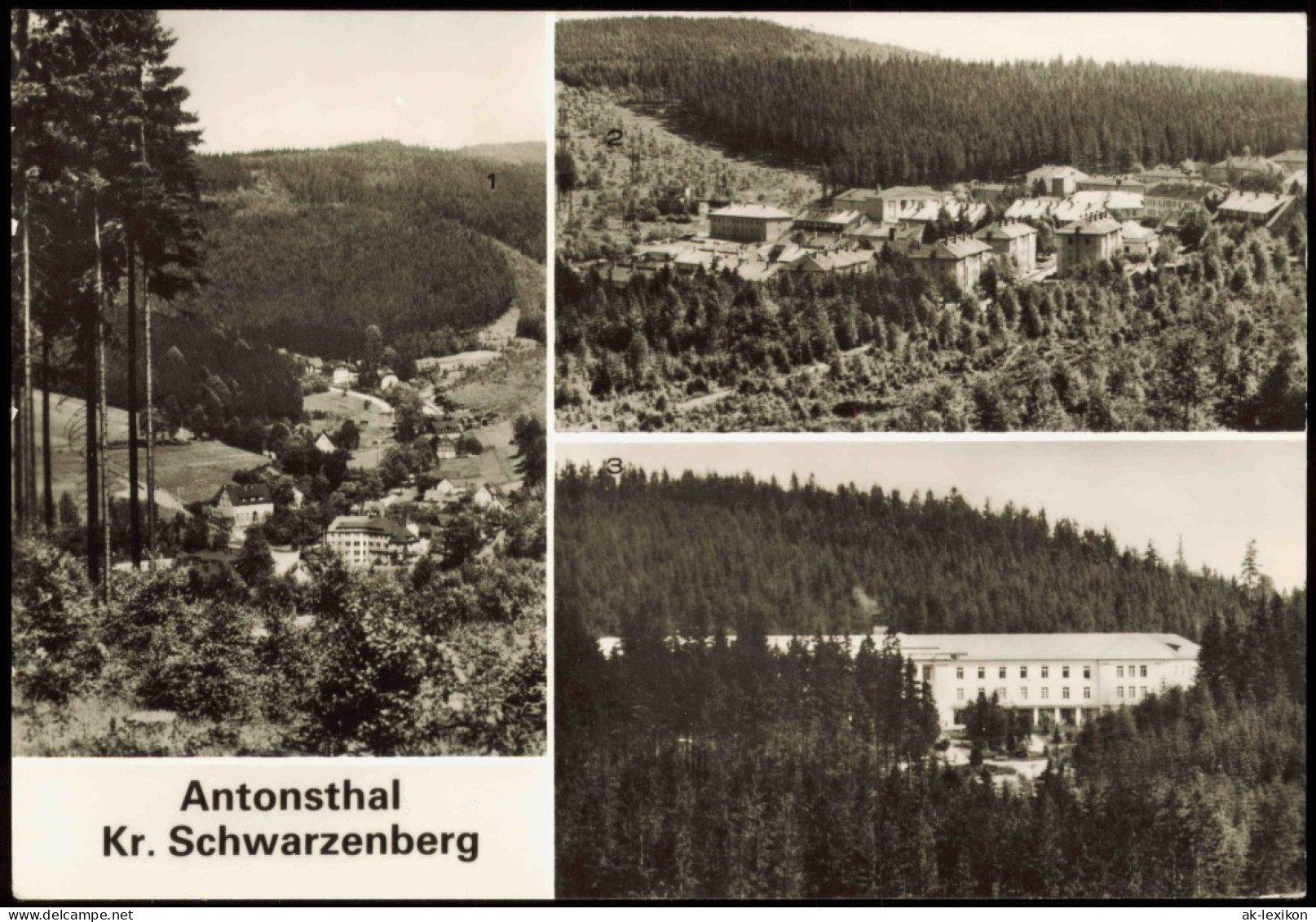 Antonsthal-Breitenbrunn (Erzgebirge) DDR Mehrbild-AK U.a.  Heilweise 1980 - Breitenbrunn