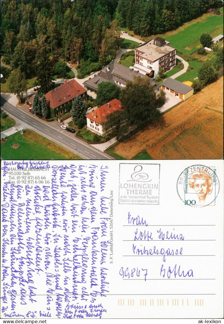 Ansichtskarte Selb (Bayern) Luftbild Haus Silberberg 1990 - Selb