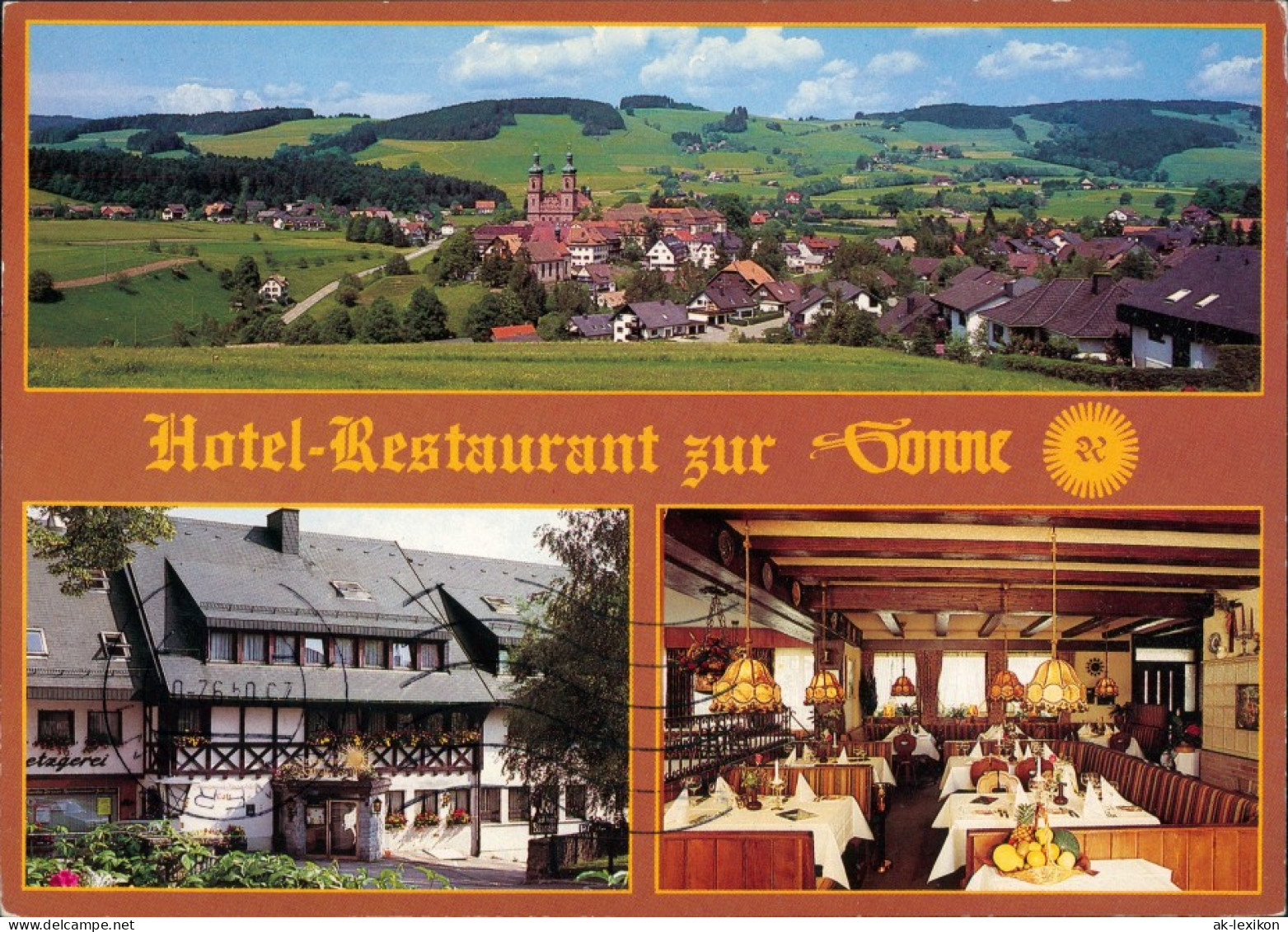 St. Peter (Hochschwarzwald) St.  ) MB Hotel Restaurant Zur Sonne 1982 - St. Peter