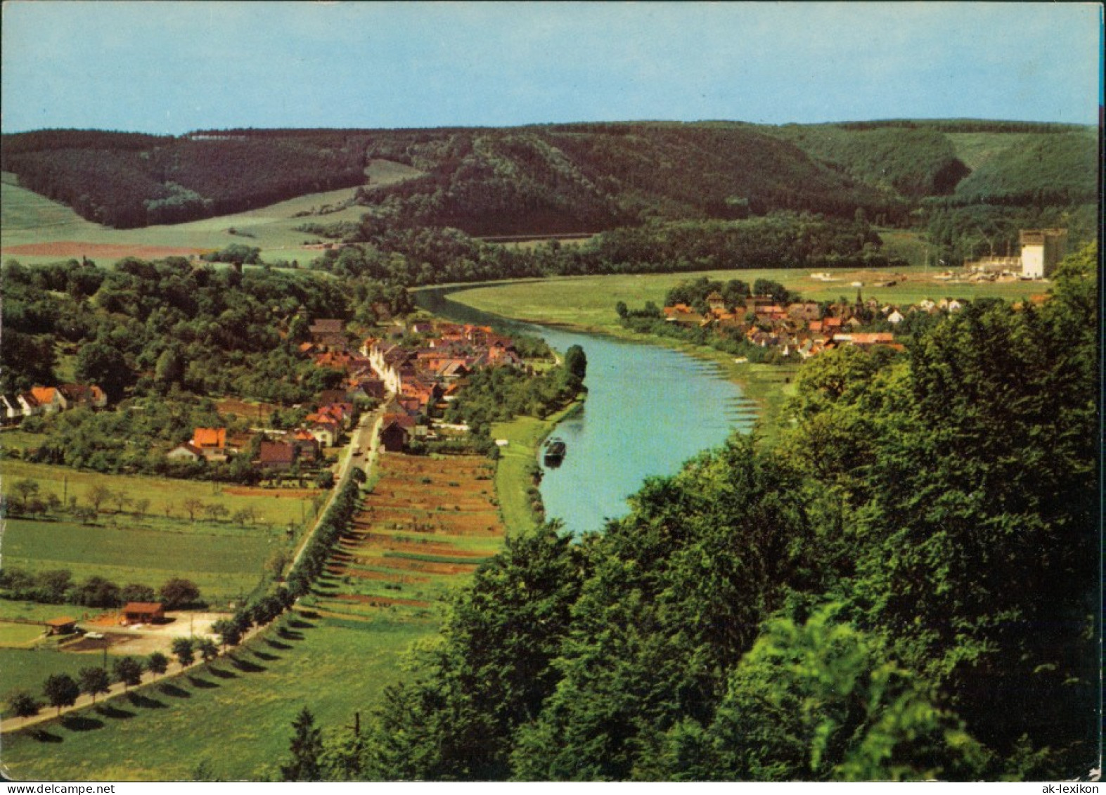 Ansichtskarte Herstelle-Beverungen Stadtblick 1977 - Beverungen