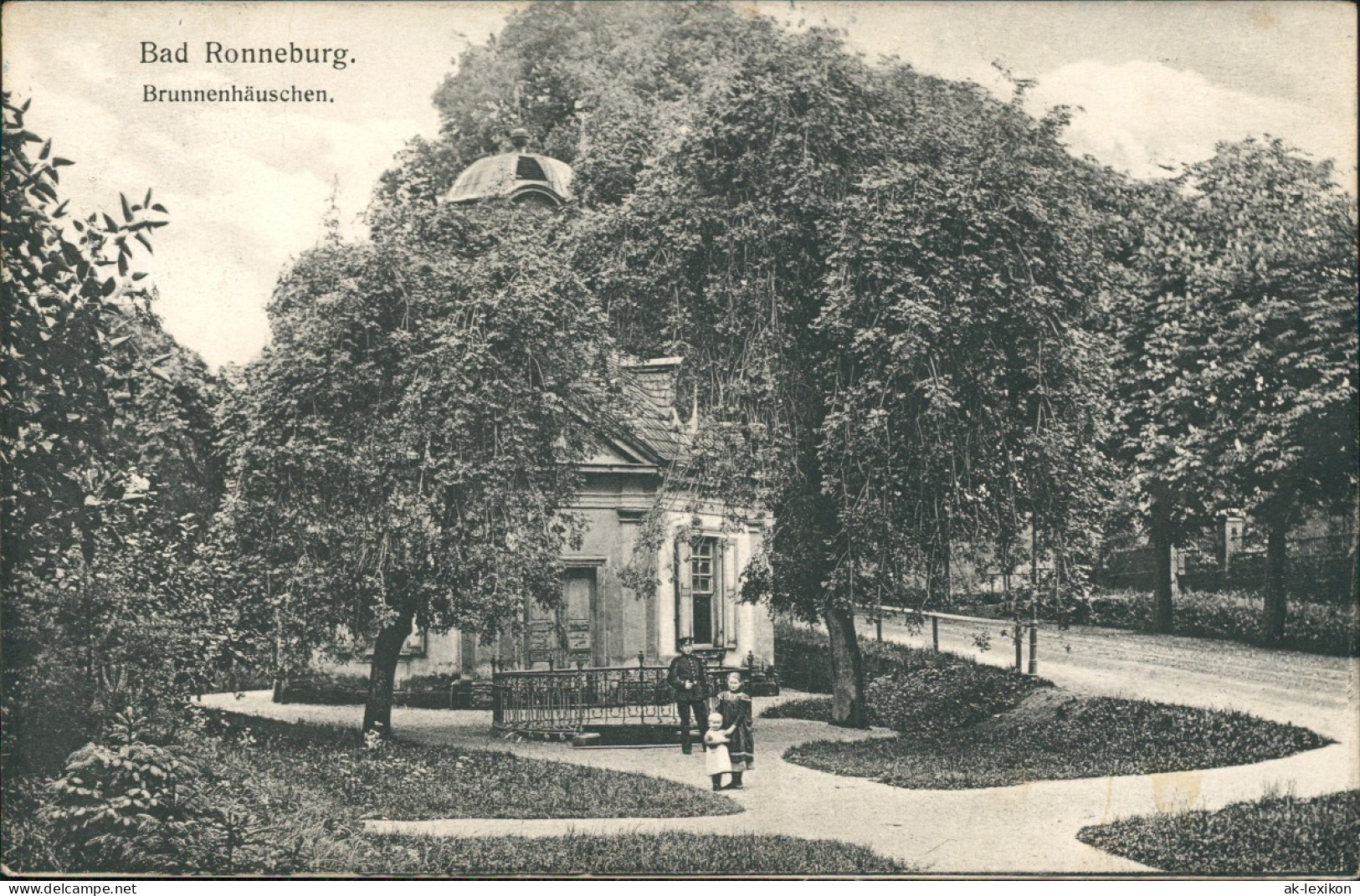 Ansichtskarte Ronneburg (Thüringen) Partie Am Brunnenhäuschen 1930 - Ronneburg