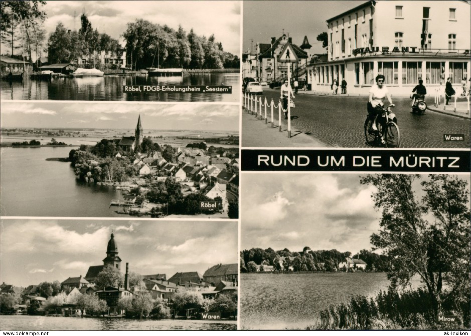 Waren (Müritz) Umland-Ansichten Ua. Aus Waren, Röbel U. Mirow, DDR AK 1970 - Waren (Müritz)