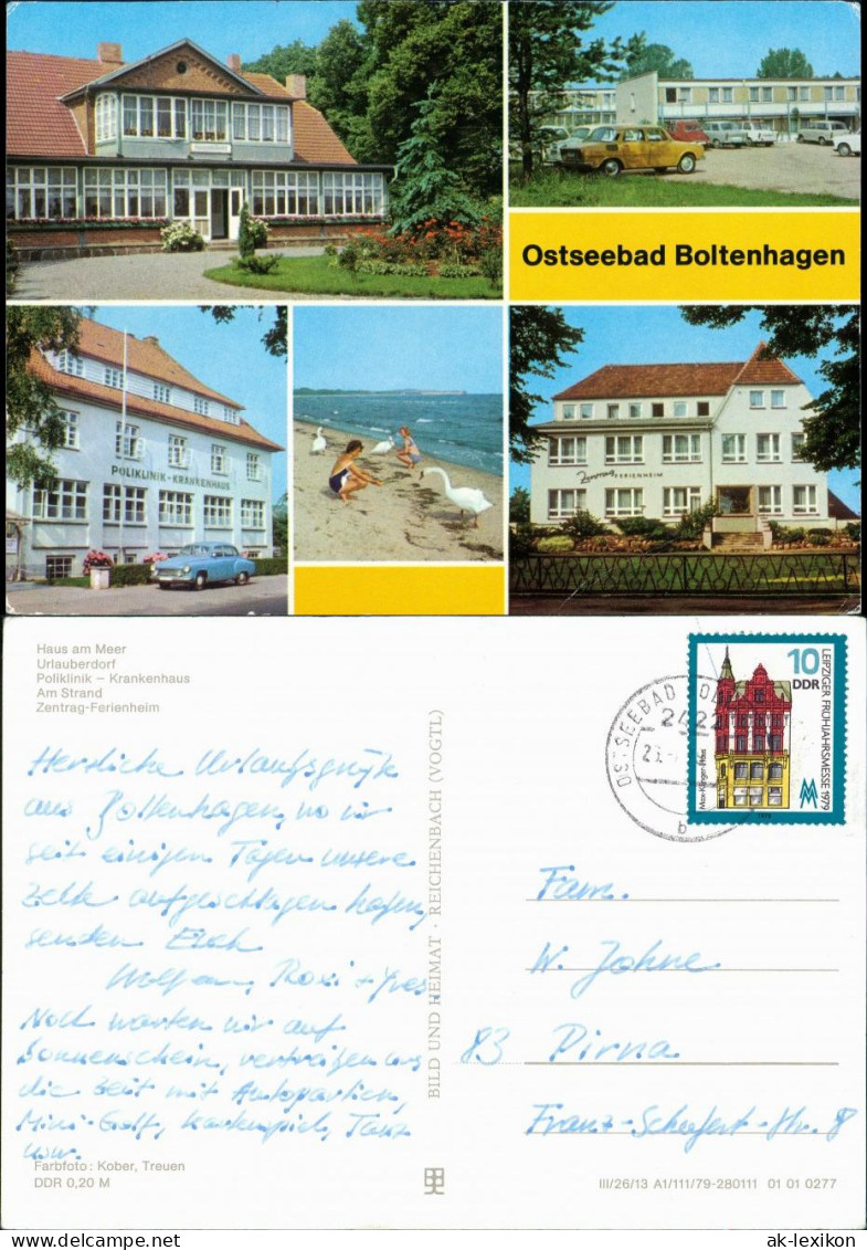 Boltenhagen Haus Am Meer, Urlauberdorf, Poliklinik, Krankenhaus,  1979 - Boltenhagen