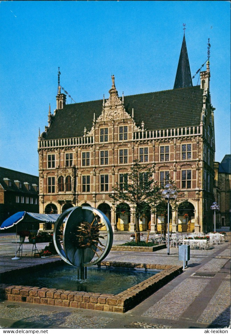 Ansichtskarte Bocholt (Westfalen) Partie Am Rathaus 1987 - Bocholt