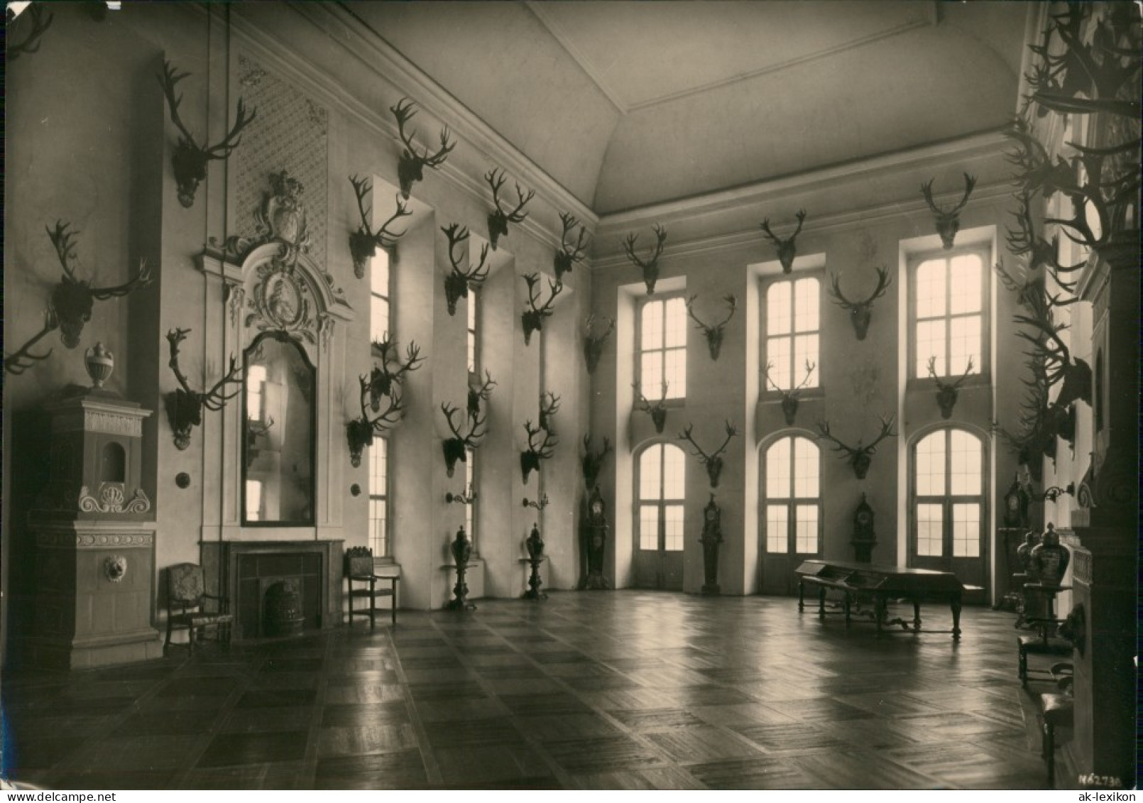 Ansichtskarte Moritzburg Kgl. Jagdschloss - Speisesaal 1959 - Moritzburg