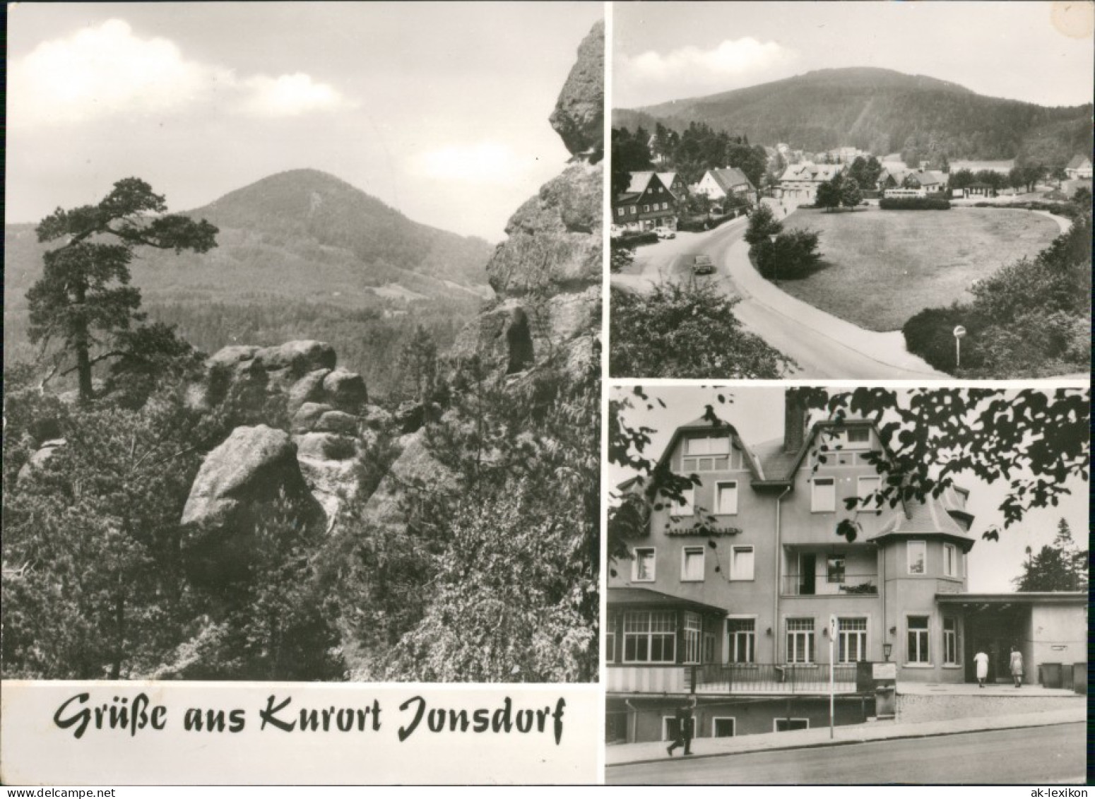 Jonsdorf MB Gatshaus Lausche - Sonderstempel 725 Jahre Oybin 1981 - Jonsdorf