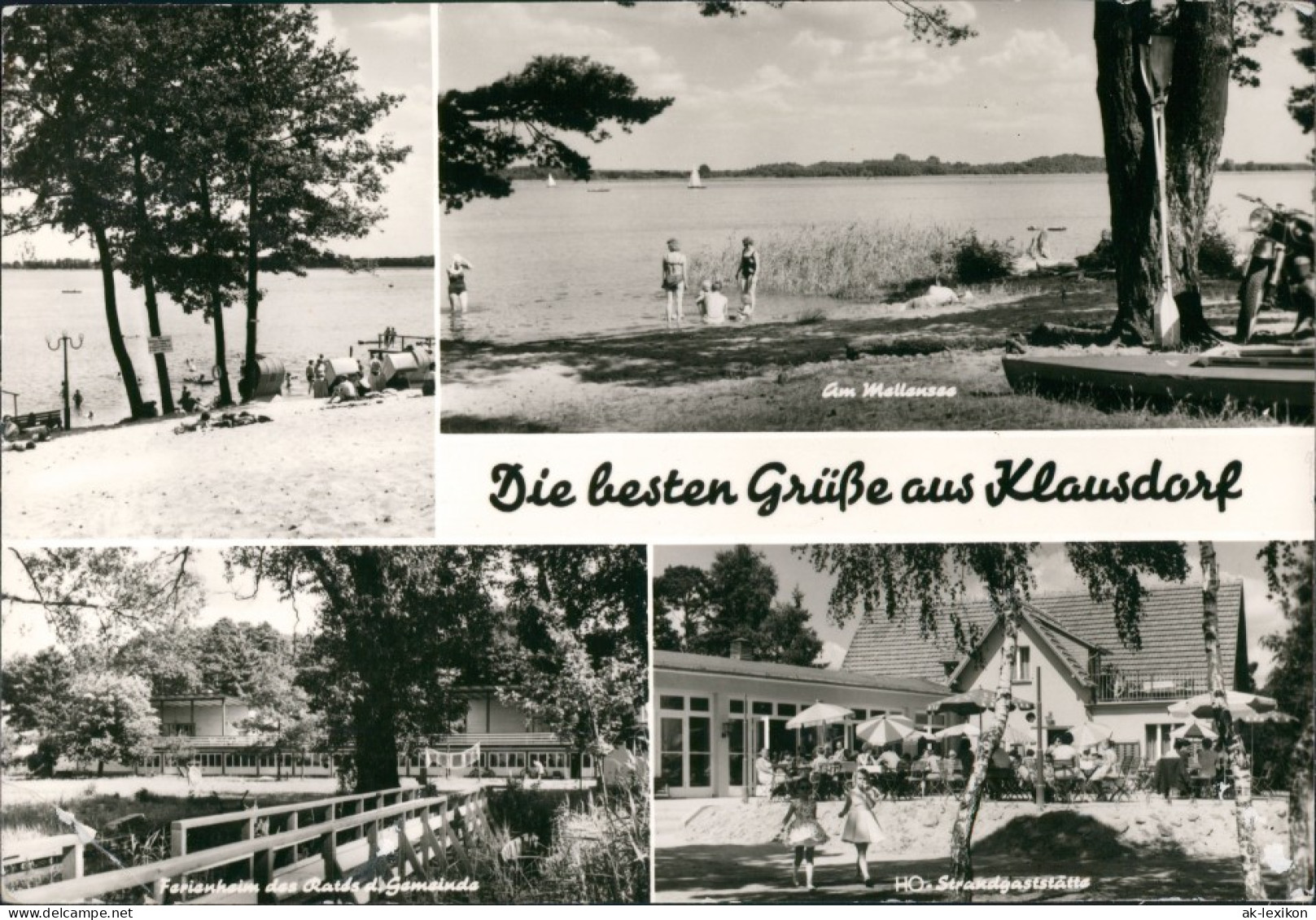 Ansichtskarte Klausdorf-Am Mellensee See, Gaststätte 1981 - Klausdorf