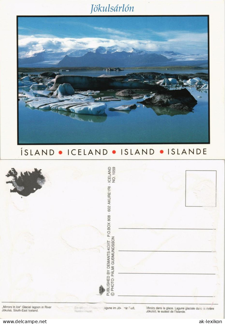 Island Allgemein-Island Iceland Jökulsárlón ISLAND ICELAND ISLANDE 1990 - Island