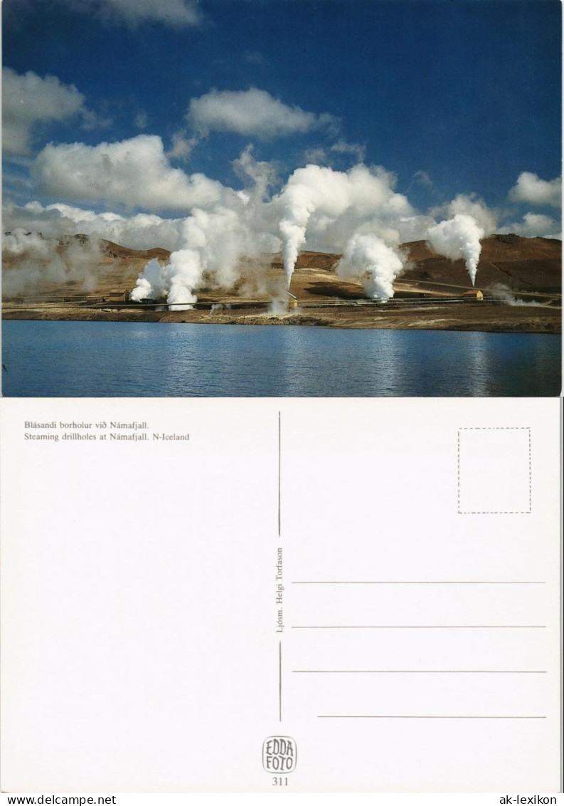Island  Iceland Steaming Drillholes Námafjall   Blásandi  Við Námafjall 1980 - Island