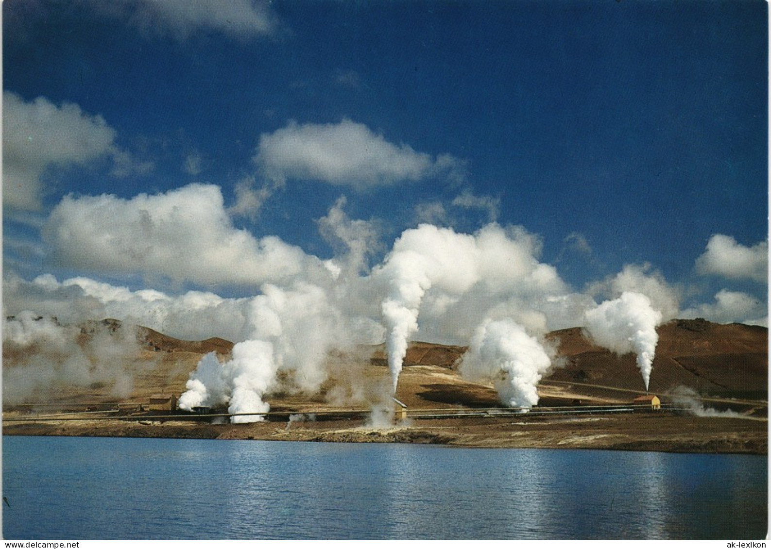 Island  Iceland Steaming Drillholes Námafjall   Blásandi  Við Námafjall 1980 - Island