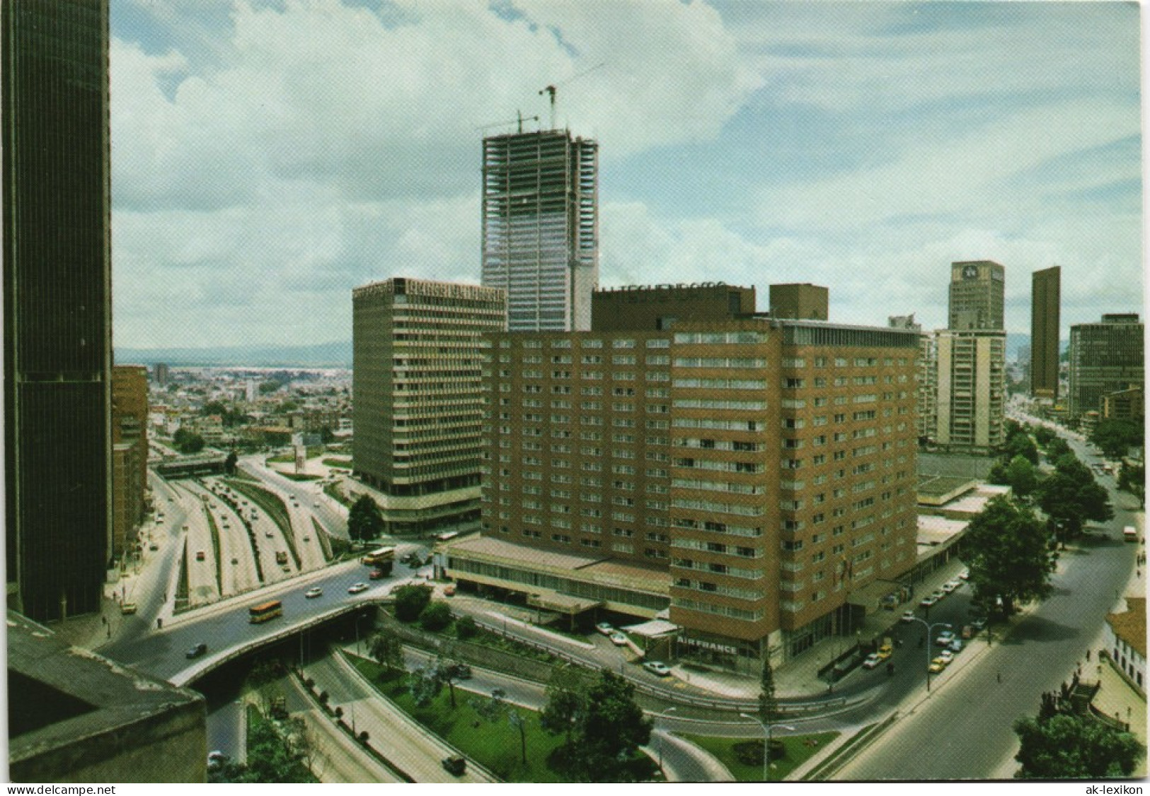 Postcard Bogota HOTEL TEQUENDAMA Stadt-Ansicht Kolumbien Colombia 1960 - Colombia