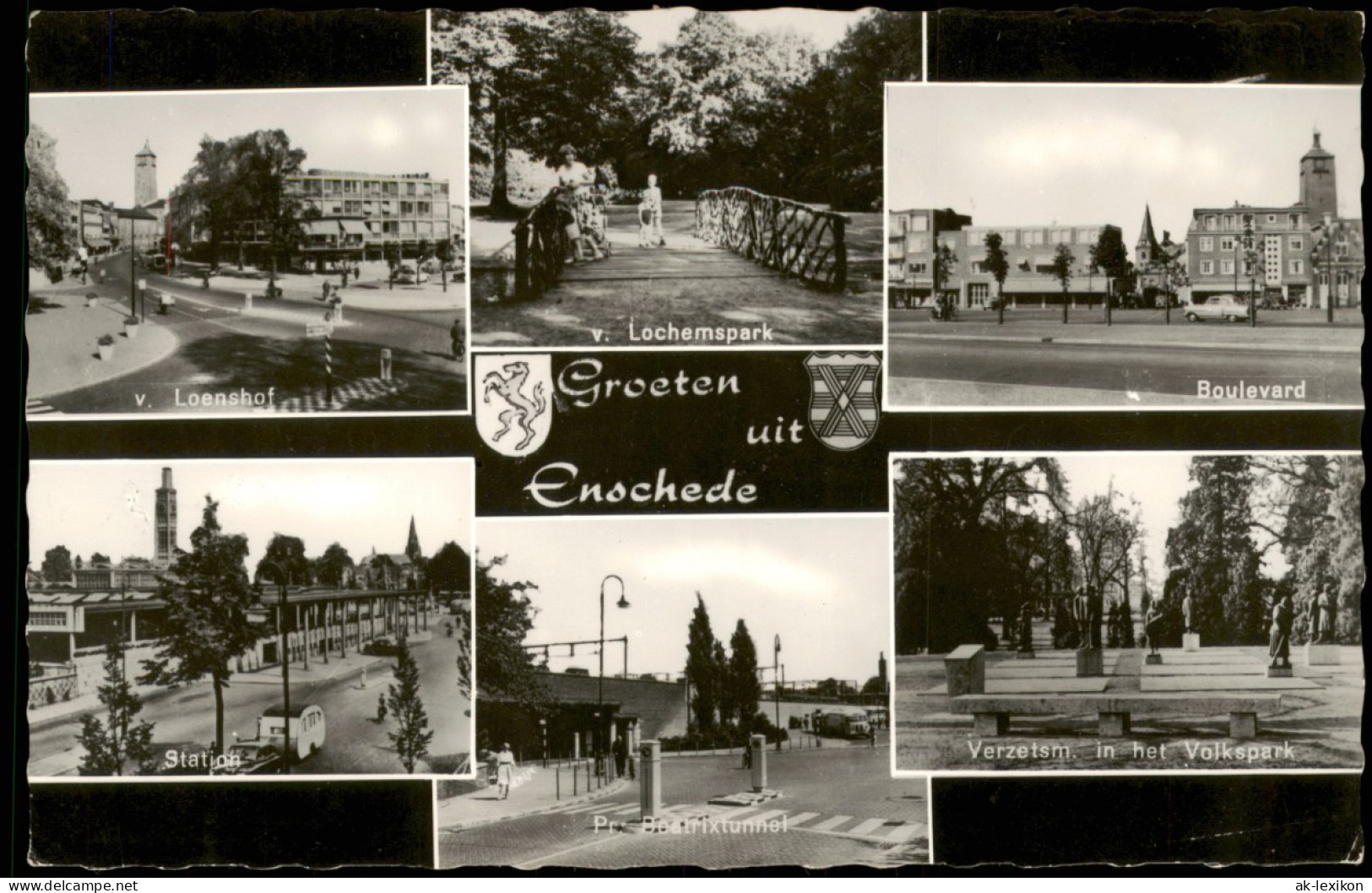 Enschede  (Eanske)  U.a. Boulevard V. Lochemspark V. Loenshof Volkspark 1960 - Enschede