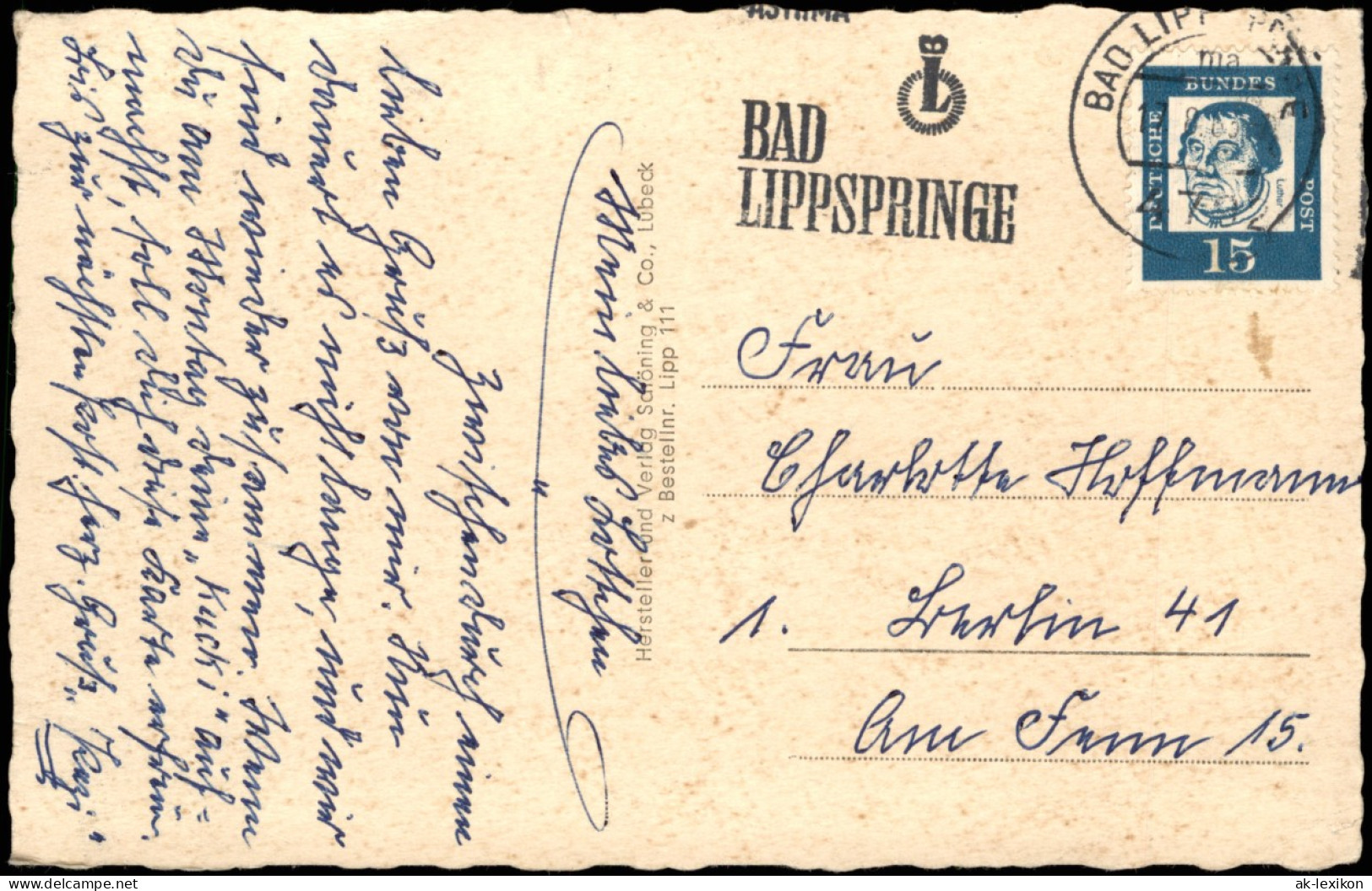 Bad Lippspringe Deutschland Nordrhein-Westfalen Bad Lippspringe 1963 - Bad Lippspringe