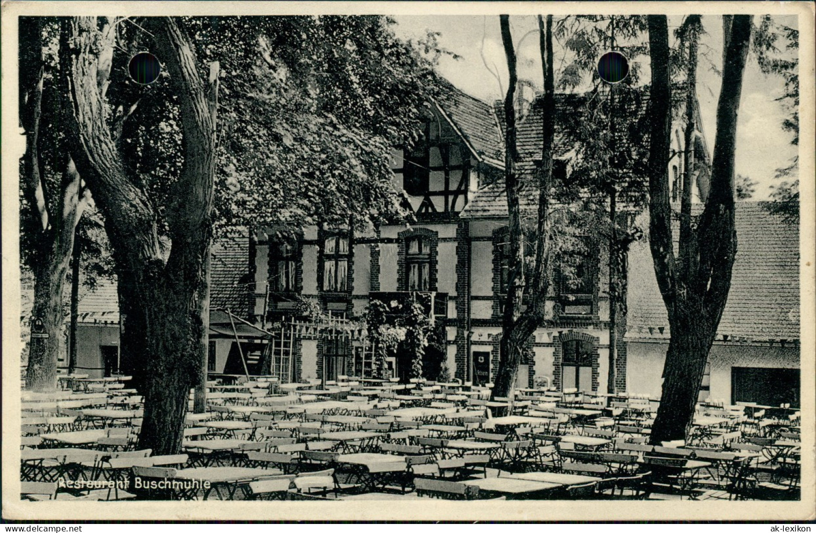 Ansichtskarte Frankfurt (Oder) Restaurant Buschmühle 1932 - Frankfurt A. D. Oder