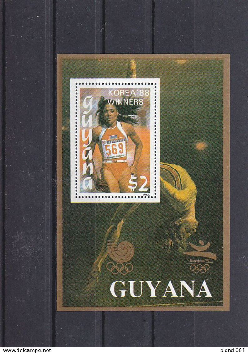 Olympics 1988 - Athletics - GUYANA - S/S MNH - Estate 1988: Seul