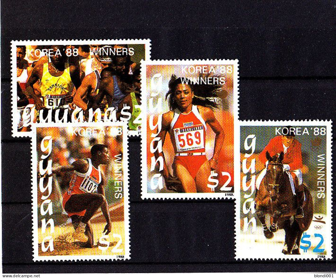 Olympics 1988 - Winner - GUYANA - Set MNH - Summer 1988: Seoul