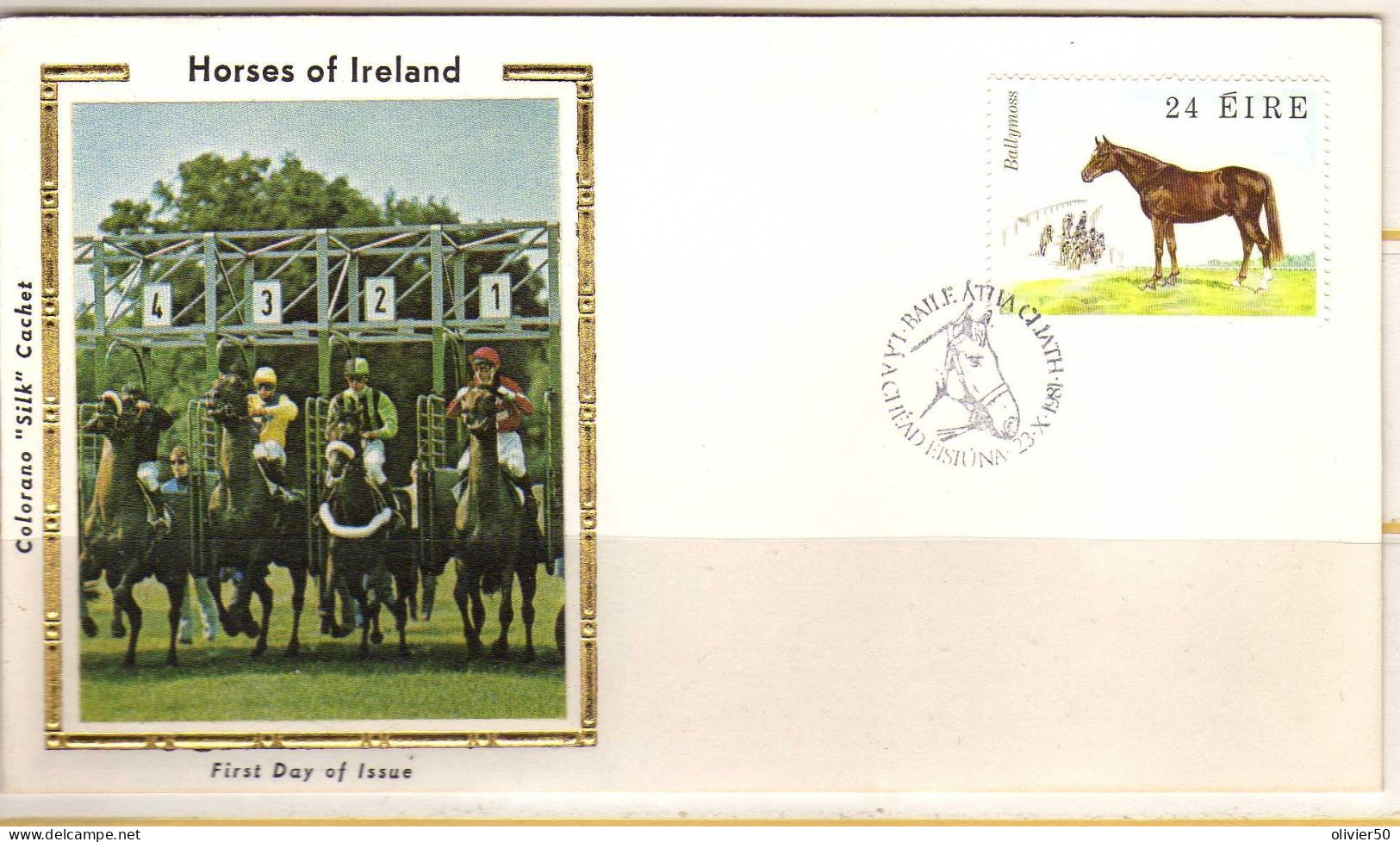 Irlande - 1981 -  FDC - Horses Of Irland - - Brieven En Documenten