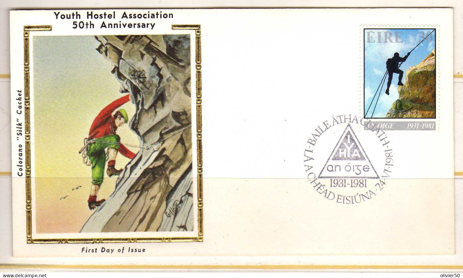 Irlande - 1981 -  FDC - Youth Hostel Association - - Storia Postale