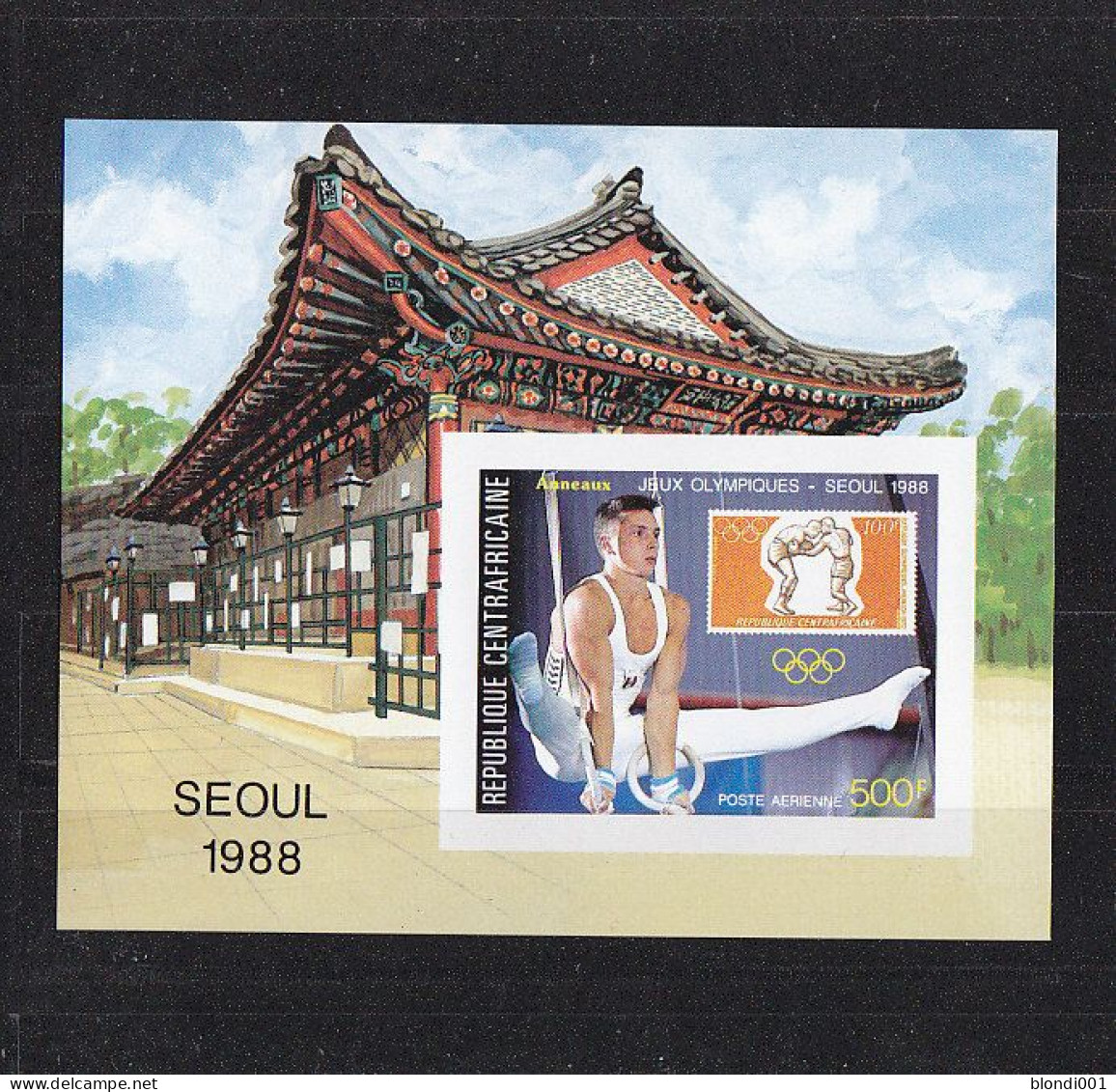 Olympics 1988 - Gymnastic - C.-AFRICA - S/S Imp. MNH - Estate 1988: Seul