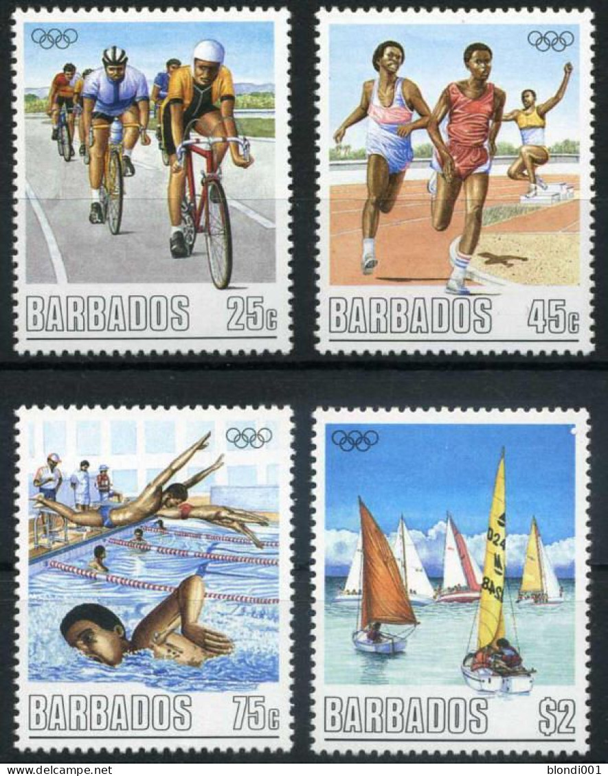 Olympics 1988 - Cycling - BARBADOS - Set MNH - Zomer 1988: Seoel