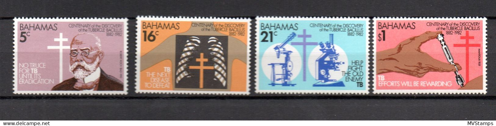 Bahamas 1982 Set TBC/Tuberculose (Michel 503/06) MNH - Bahama's (1973-...)