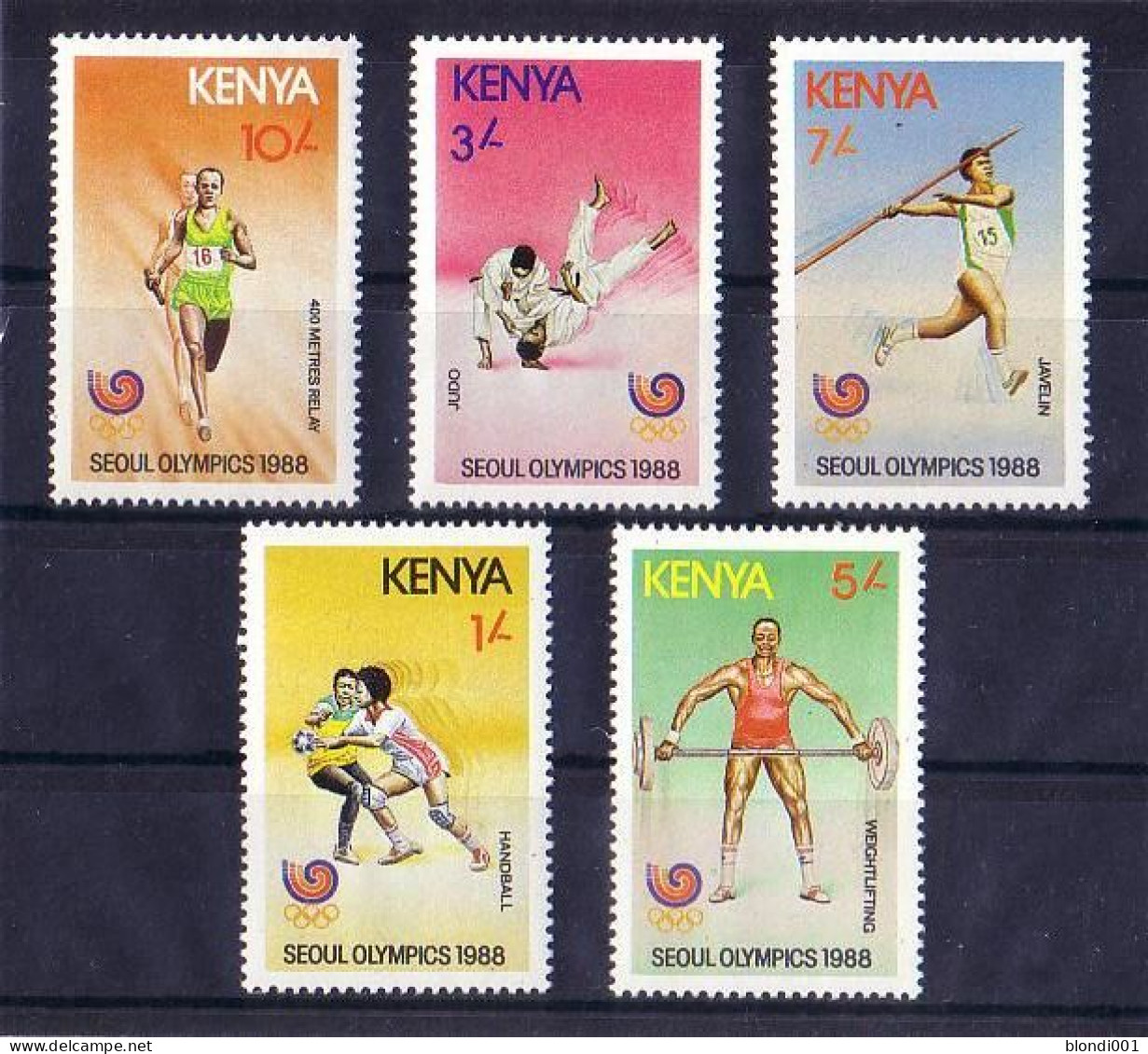 Olympics 1988 - Judo - KENYA - Set MNH - Summer 1988: Seoul