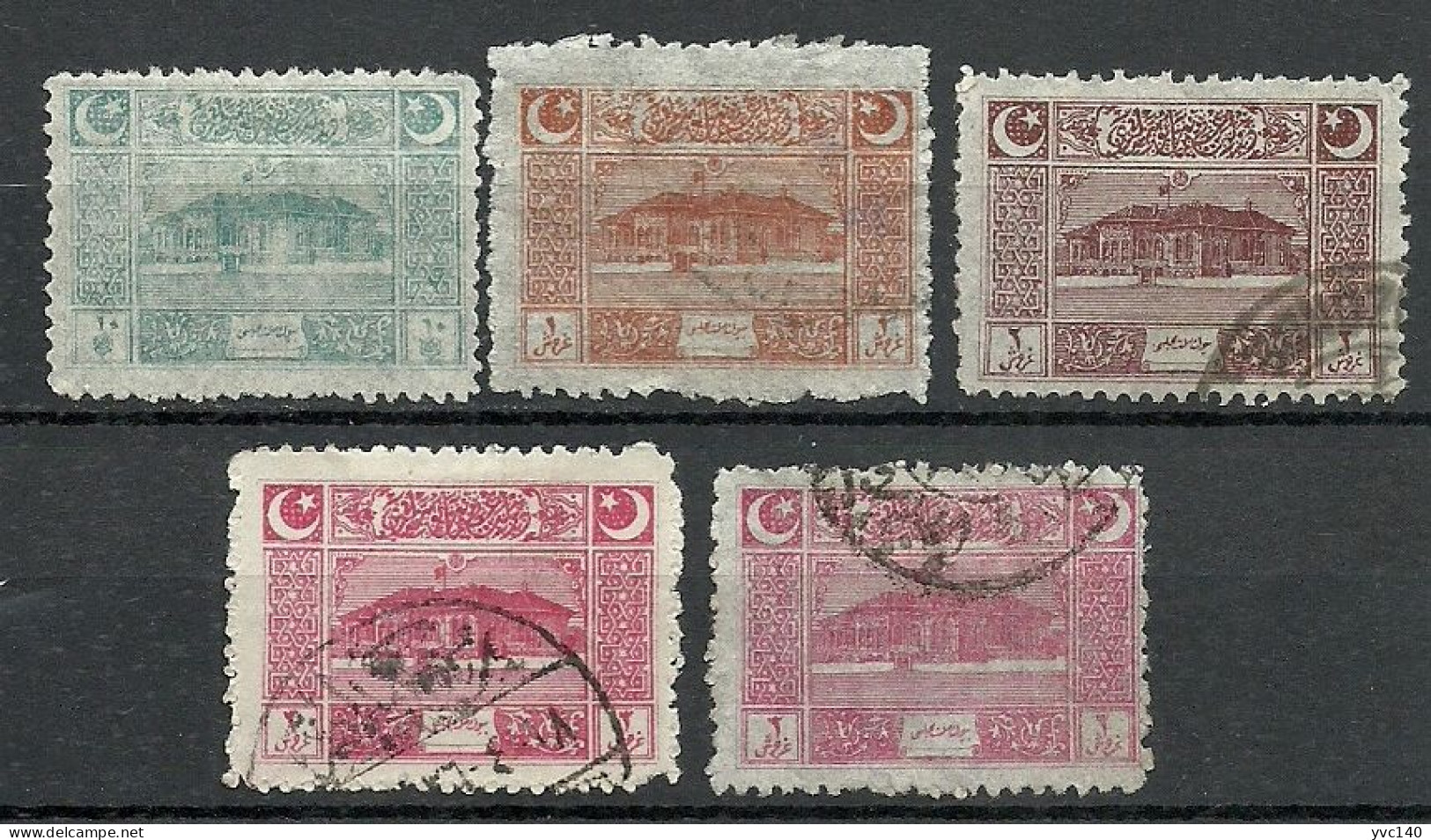 Turkey; 1922 Turkish Grand National Assembly Stamps - Gebraucht