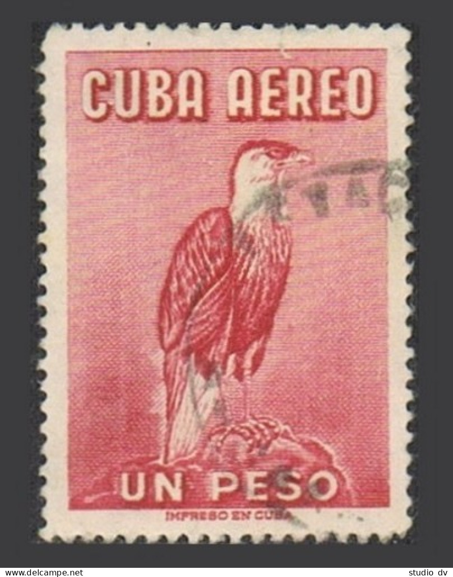 Cuba C144, Used. Michel 504. Northern Caracara. 1956. - Neufs