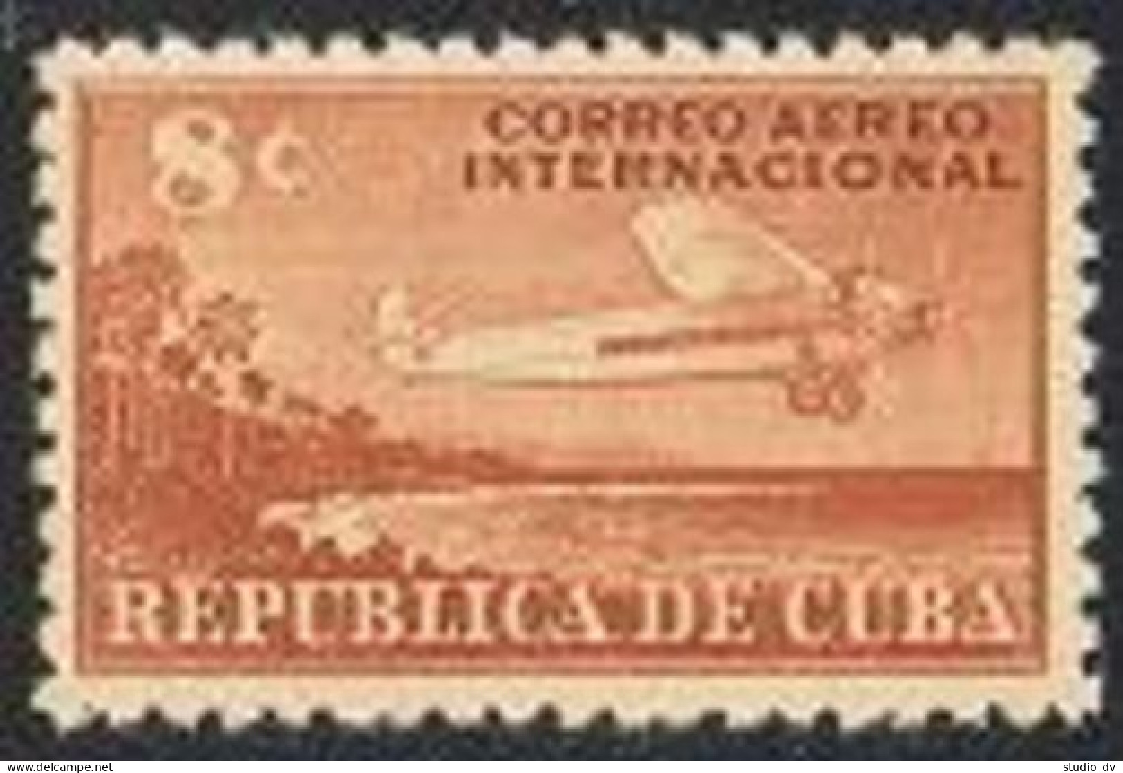 Cuba C40,MNH.Michel 220. Air Post 1948.Airplane,Coast Of Cuba. - Neufs