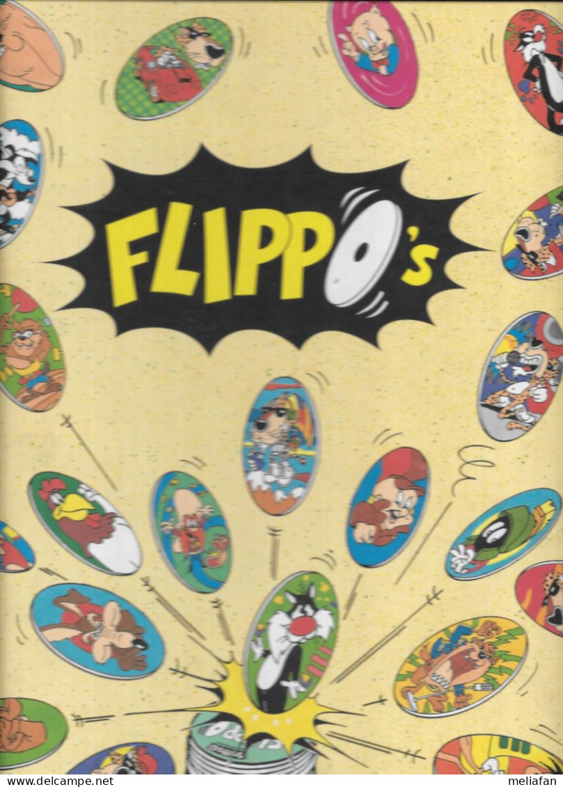 EK36 - CLASSEUR CONTENANT 195 POGS - SMITHS CHIPS - LOONEY TUNES - Altri & Non Classificati