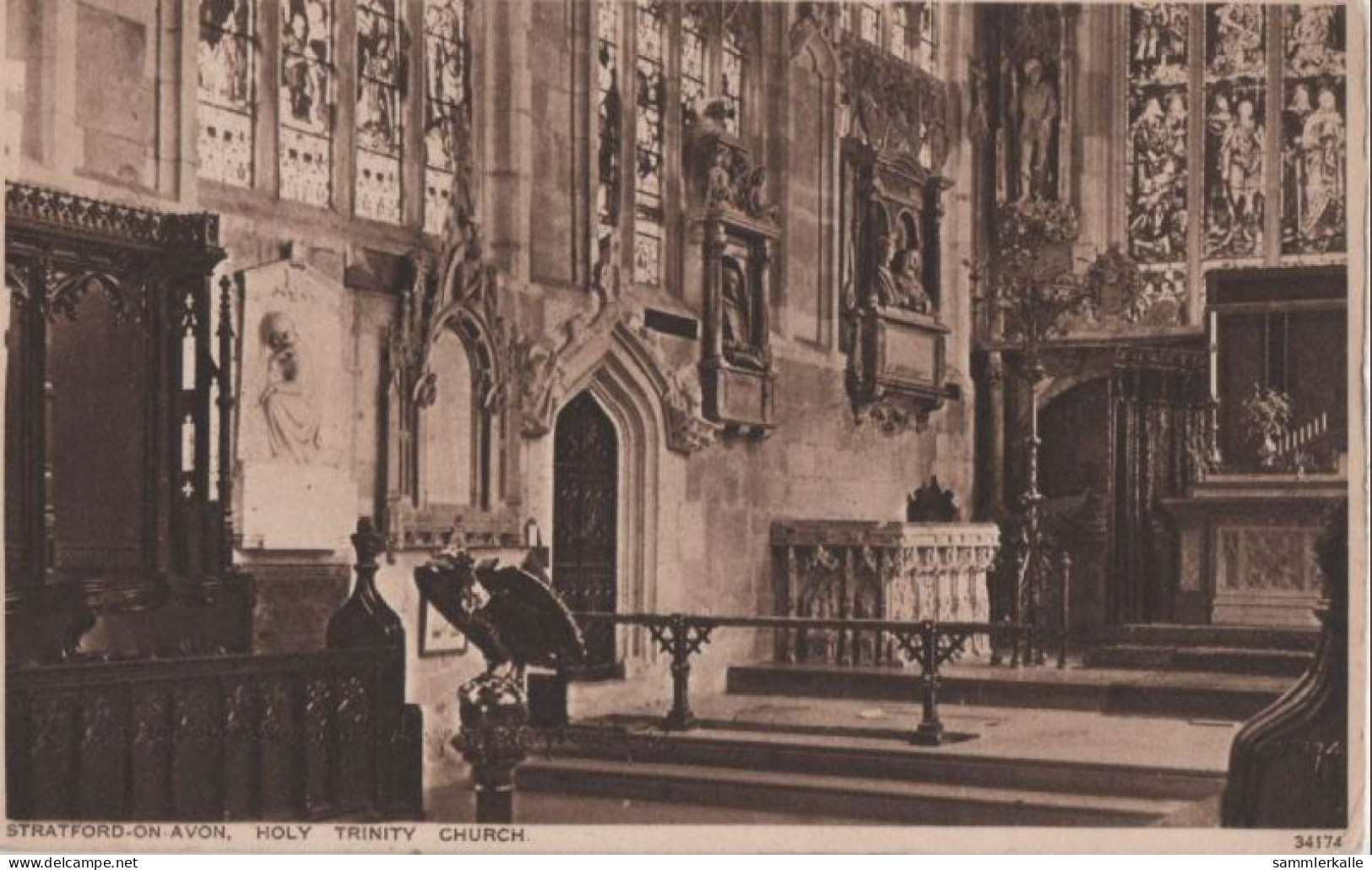 71540 - Grossbritannien - Stratford-upon-Avon - Holy Trinity Church - Ca. 1950 - Stratford Upon Avon