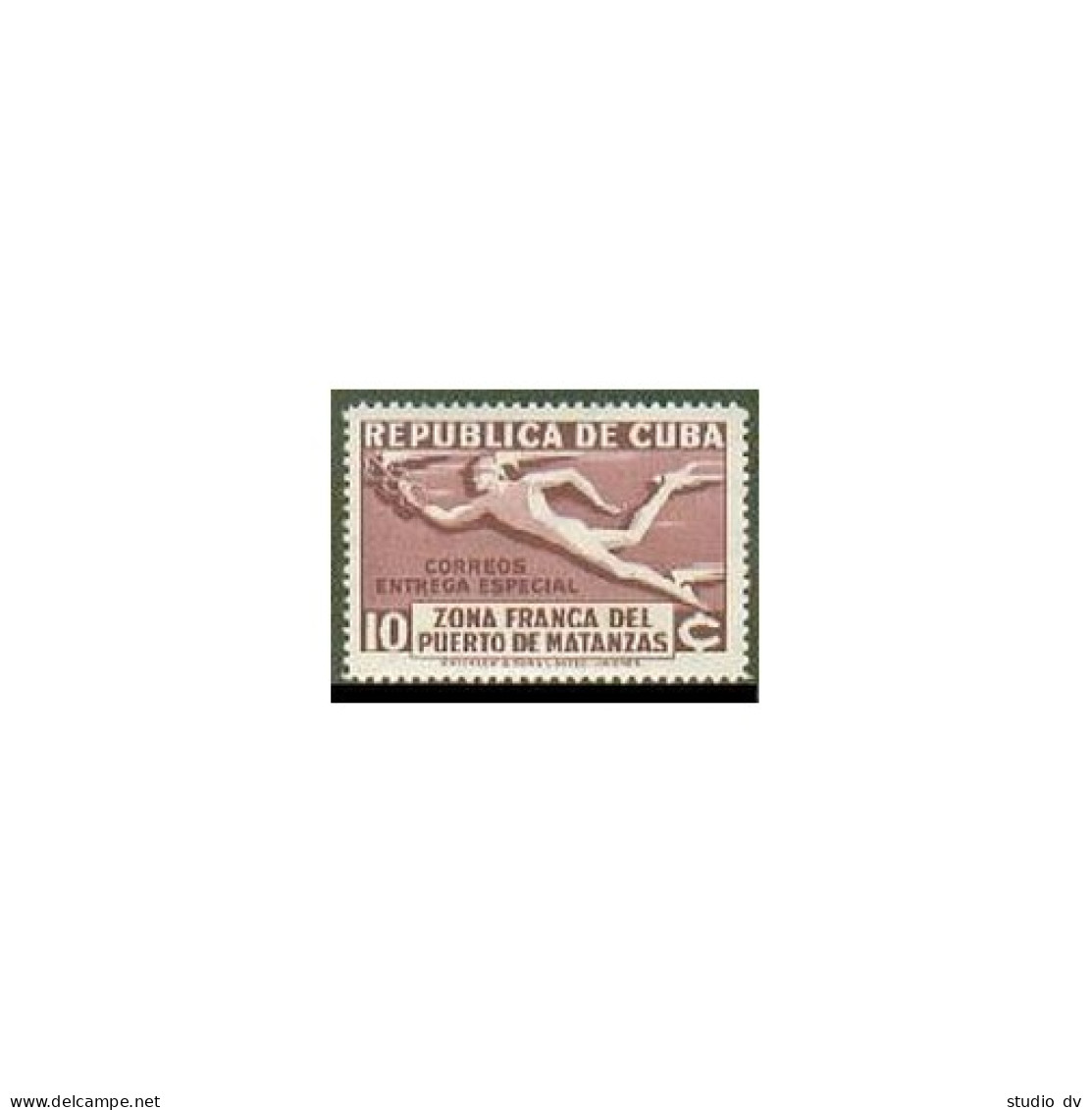 Cuba E8,lightly Hinged.Michel 112. Special Delivery 1936.Mercury. - Ungebraucht