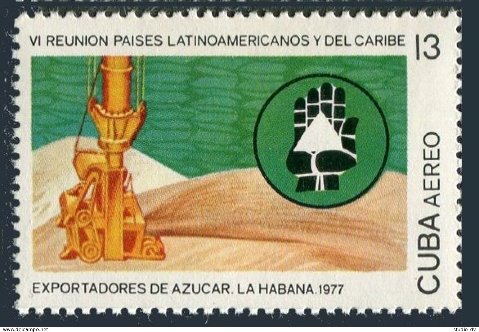 Cuba C250 Two Stamps, MNH. Michel 2189. Exporters Of Sugar Congress, 1977. - Ungebraucht