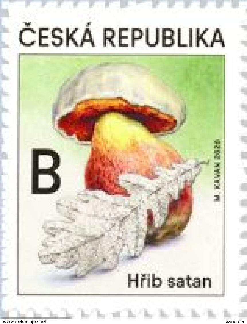 ** 1071 - 2 Czech Republic Poisoneous Mushrooms 2020 - Unused Stamps