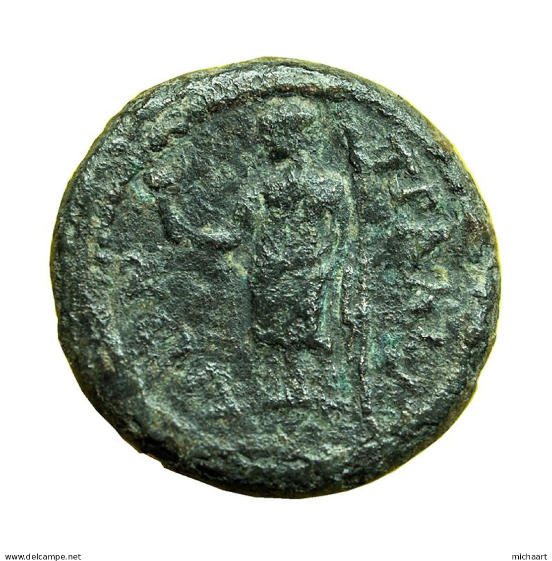 Roman Provincial Coin Tralleis Lydia AE18mm Sabina / Demeter 00922 - Röm. Provinz