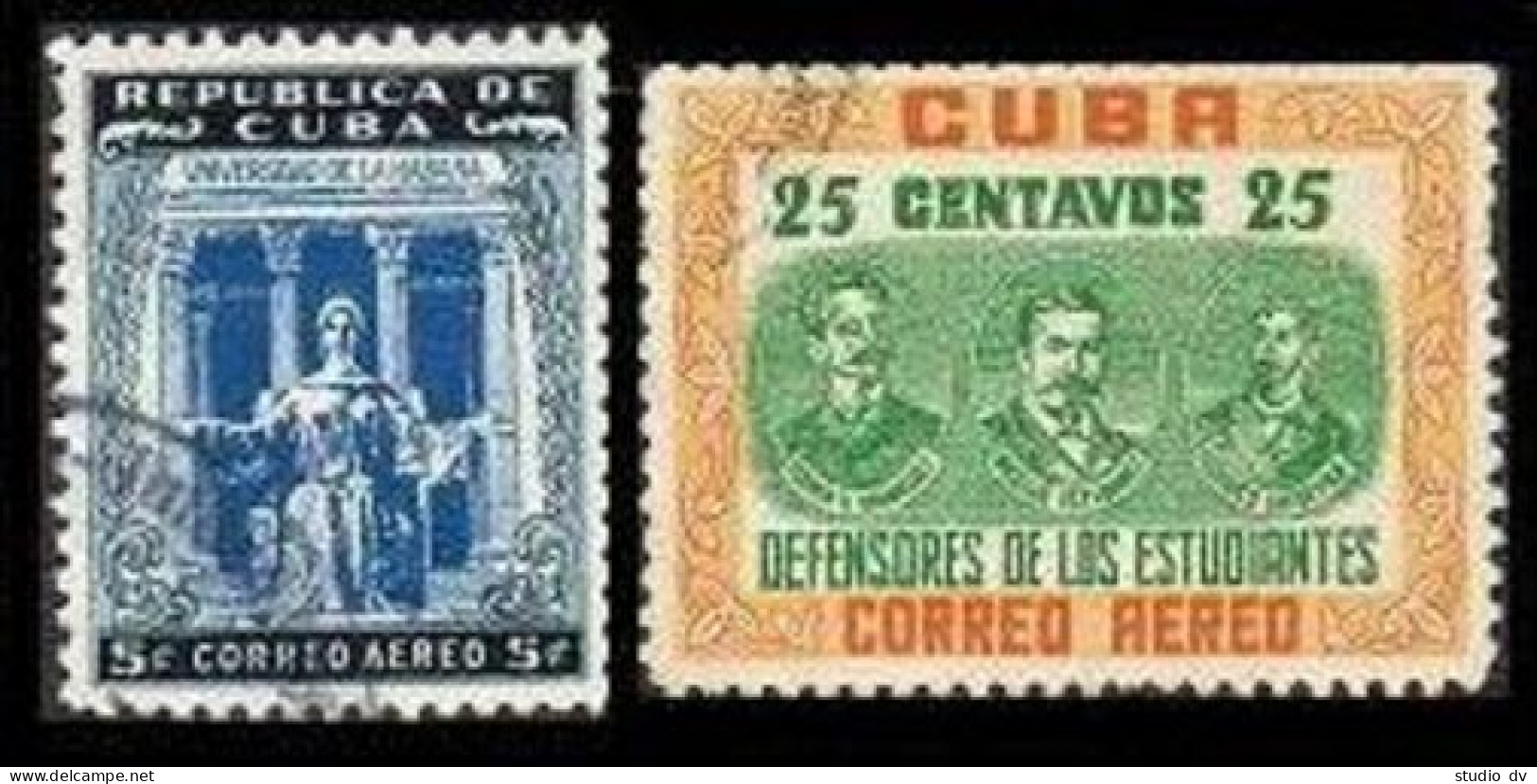 Cuba 490-97, C73-C74, Used. Mi 358-365. Execution Of 8 Medical Students, 1952. - Nuovi