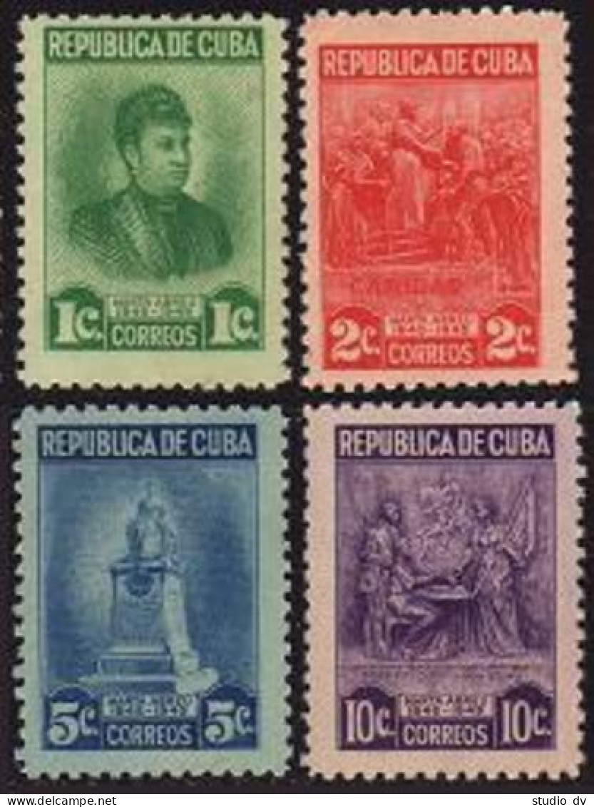 Cuba 410-413, Lightly Hinged. Mi 213-216. Marta Abreu Arenabio De Esteve. 1947. - Unused Stamps