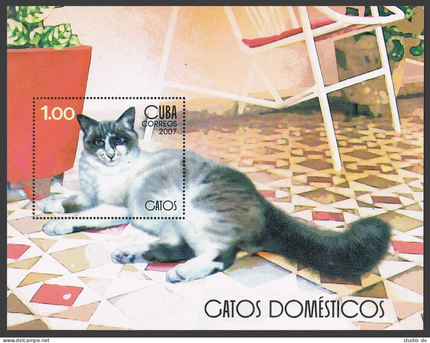 Cuba 4673-4678,4679,MNH,a Stamp 75c See Scan. Cats,2007. - Nuovi