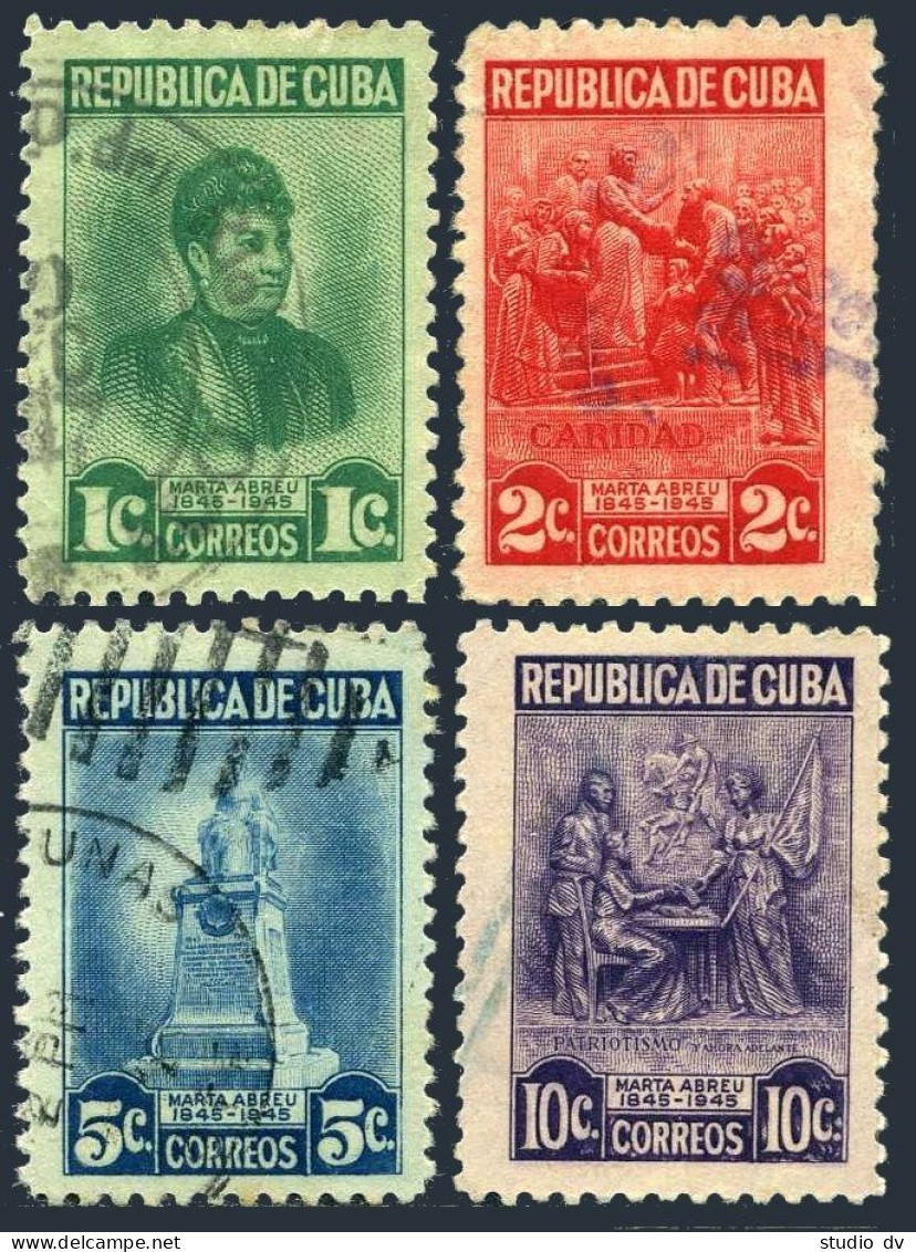 Cuba 410-413,used.Michel 213-216. Marta Abreu Arenabio De Esteve.1947. - Ongebruikt