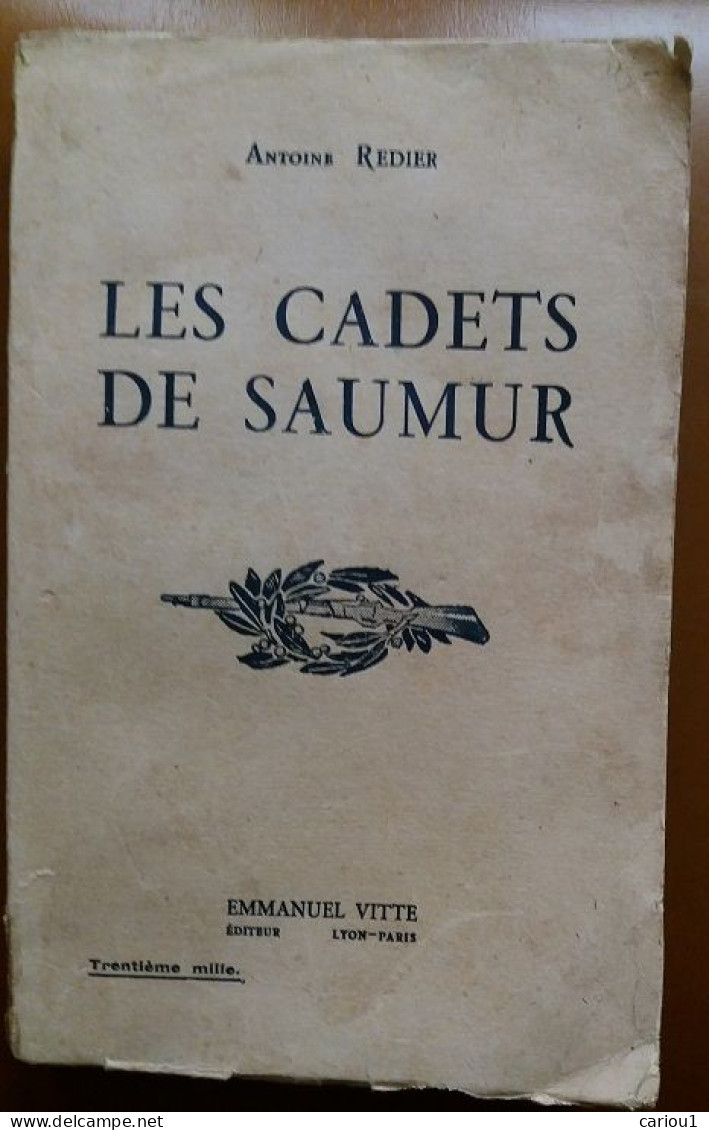 C1 Redier LES CADETS DE SAUMUR 1940 Epuise PORT INCLUS France - French