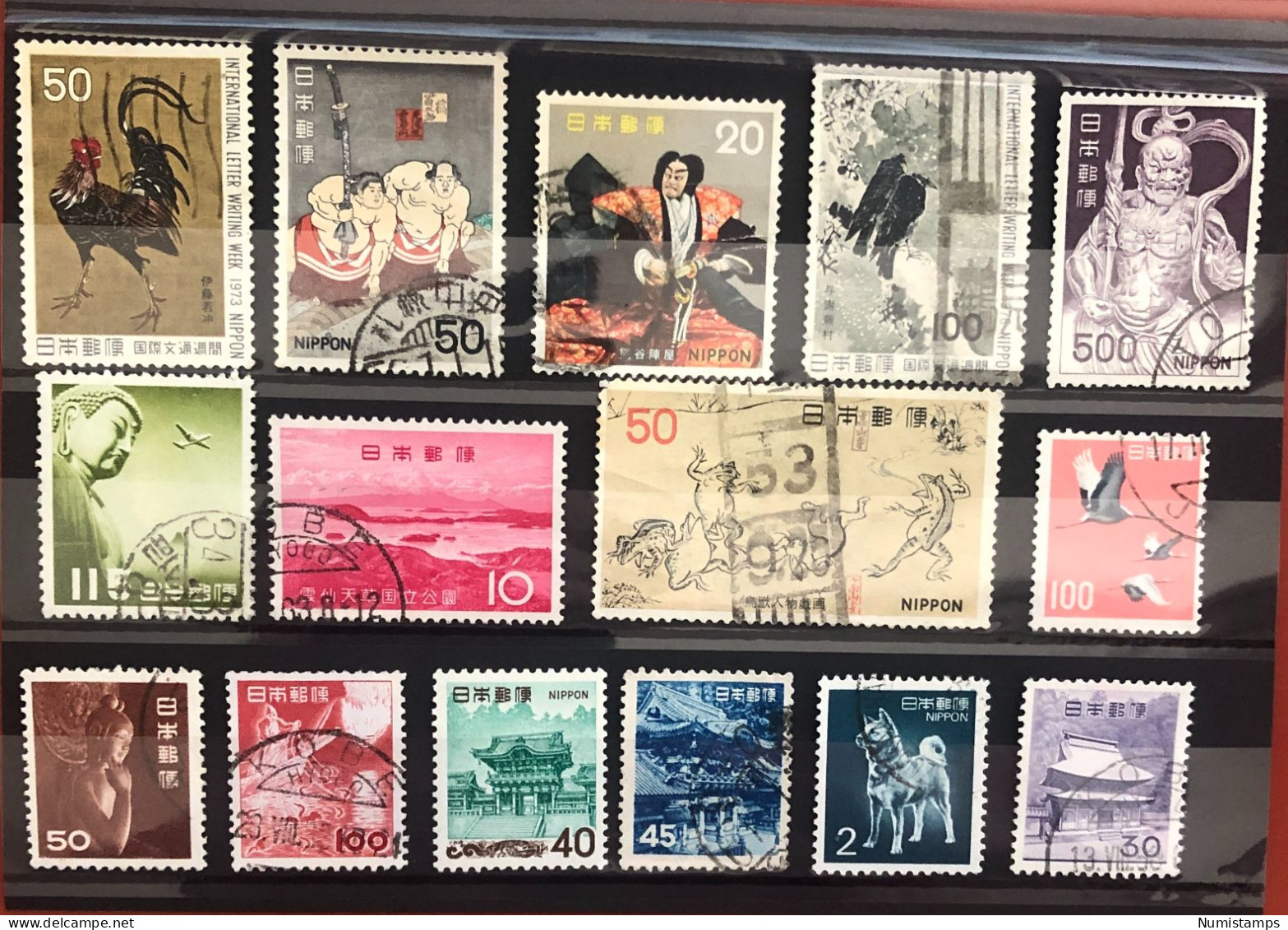 Japanese Stamps - From 1952 (Lot 2) - Usados